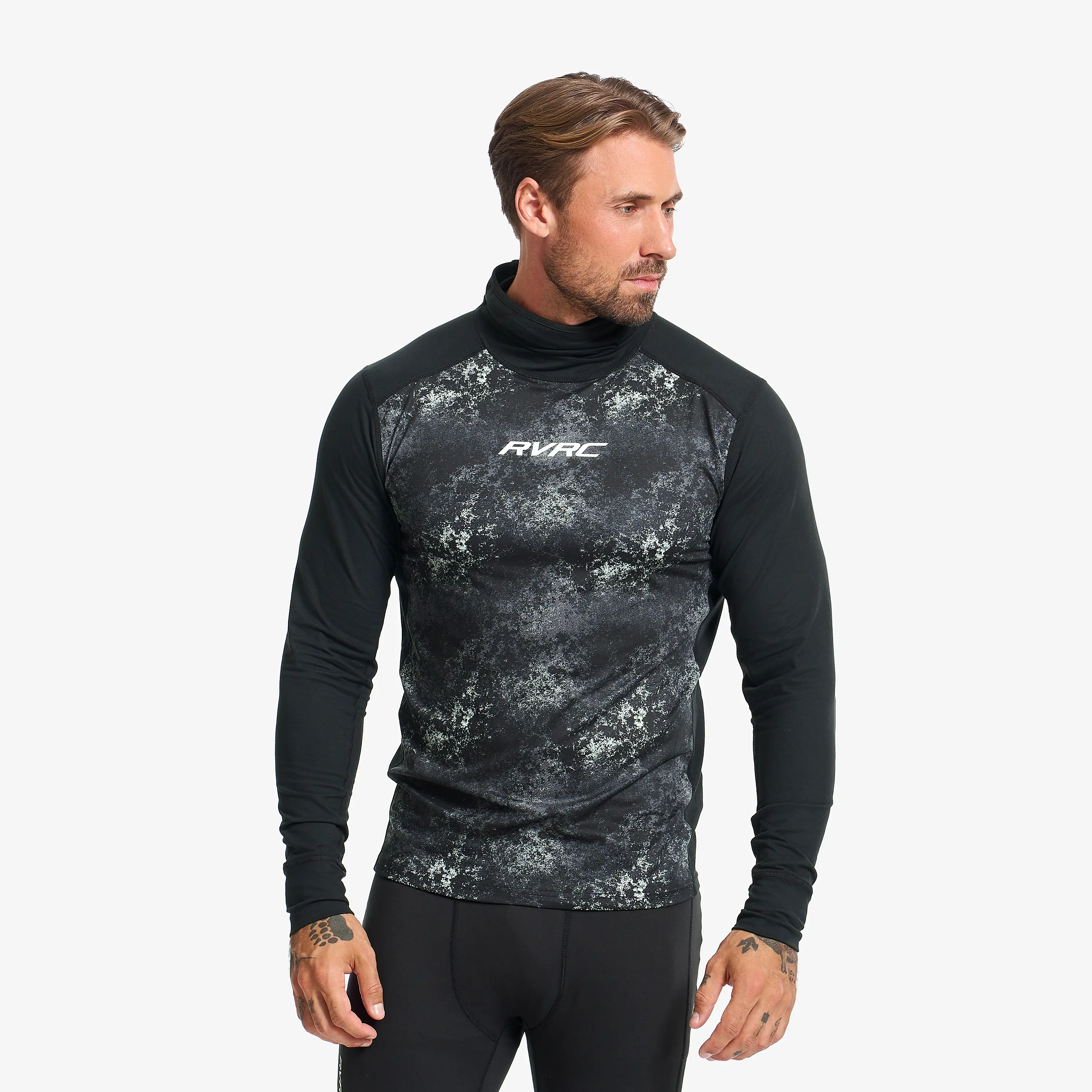 Downhill Base Layer Balaclava Top Alloy Grey/Black Herren,