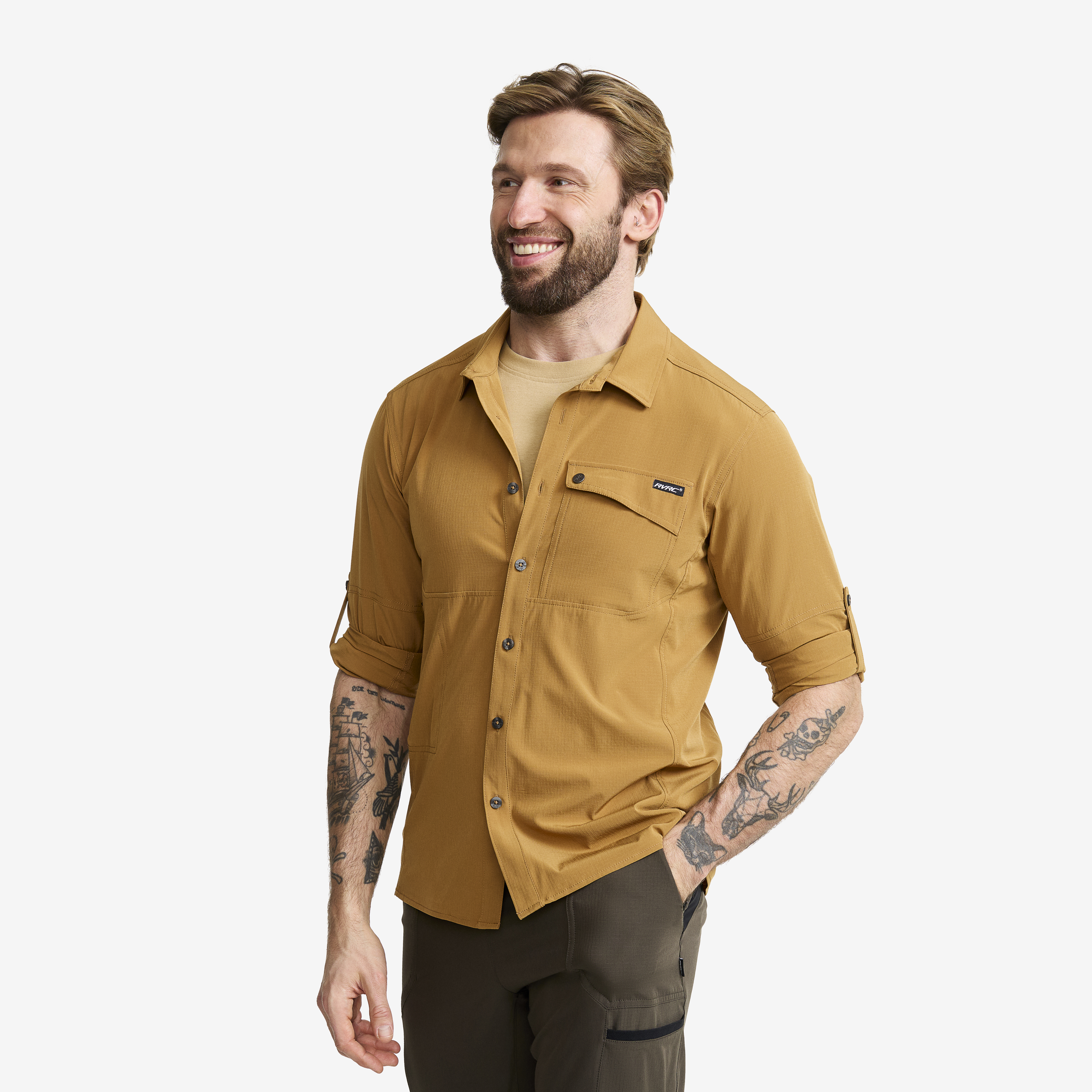 Gradient Pro UV Shirt Dijon Heren,