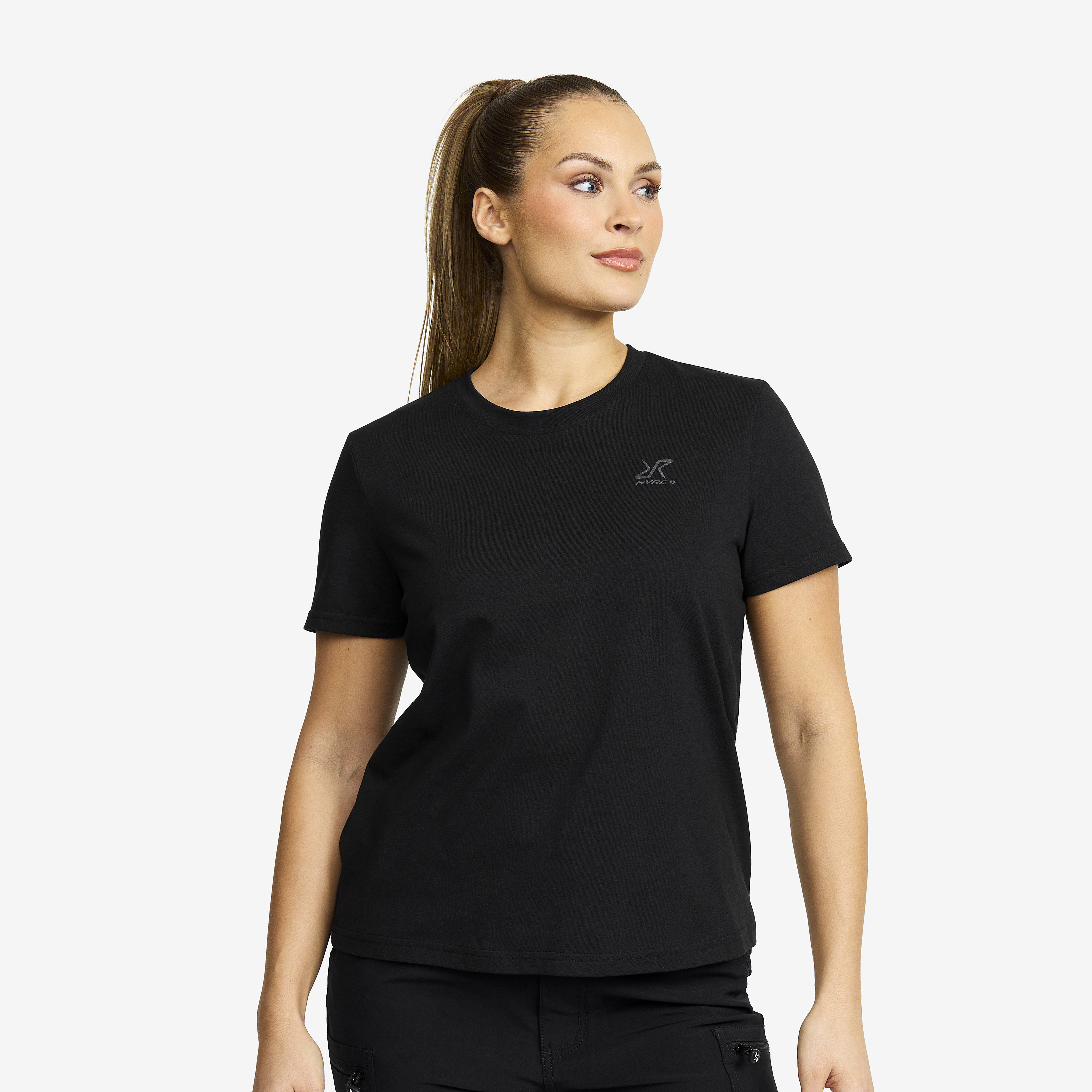 Easy T-shirt Black Naiset,