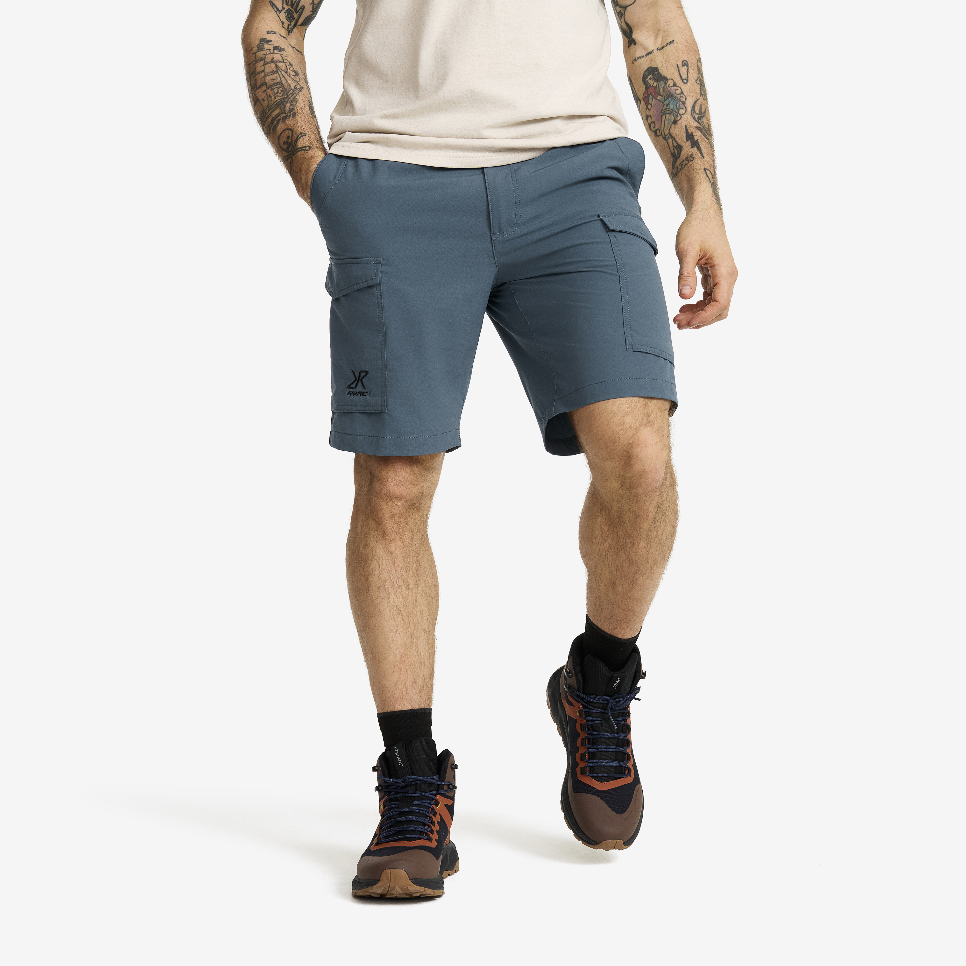 Adventure Cargo Stretch Shorts Herre Orion Blue