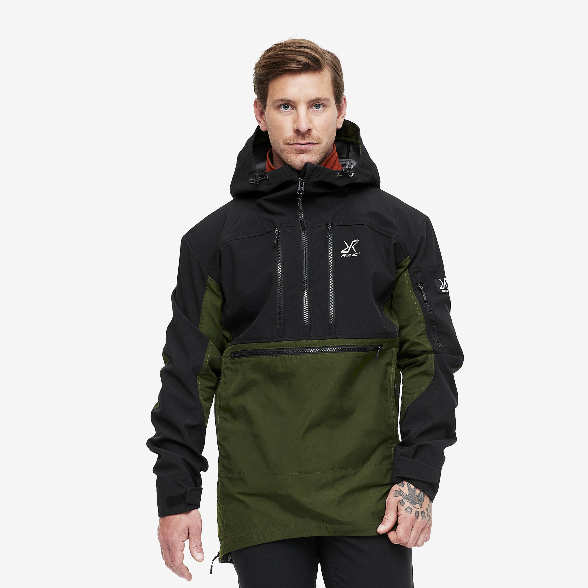 Outdoor Anorak Forest Green Hombres