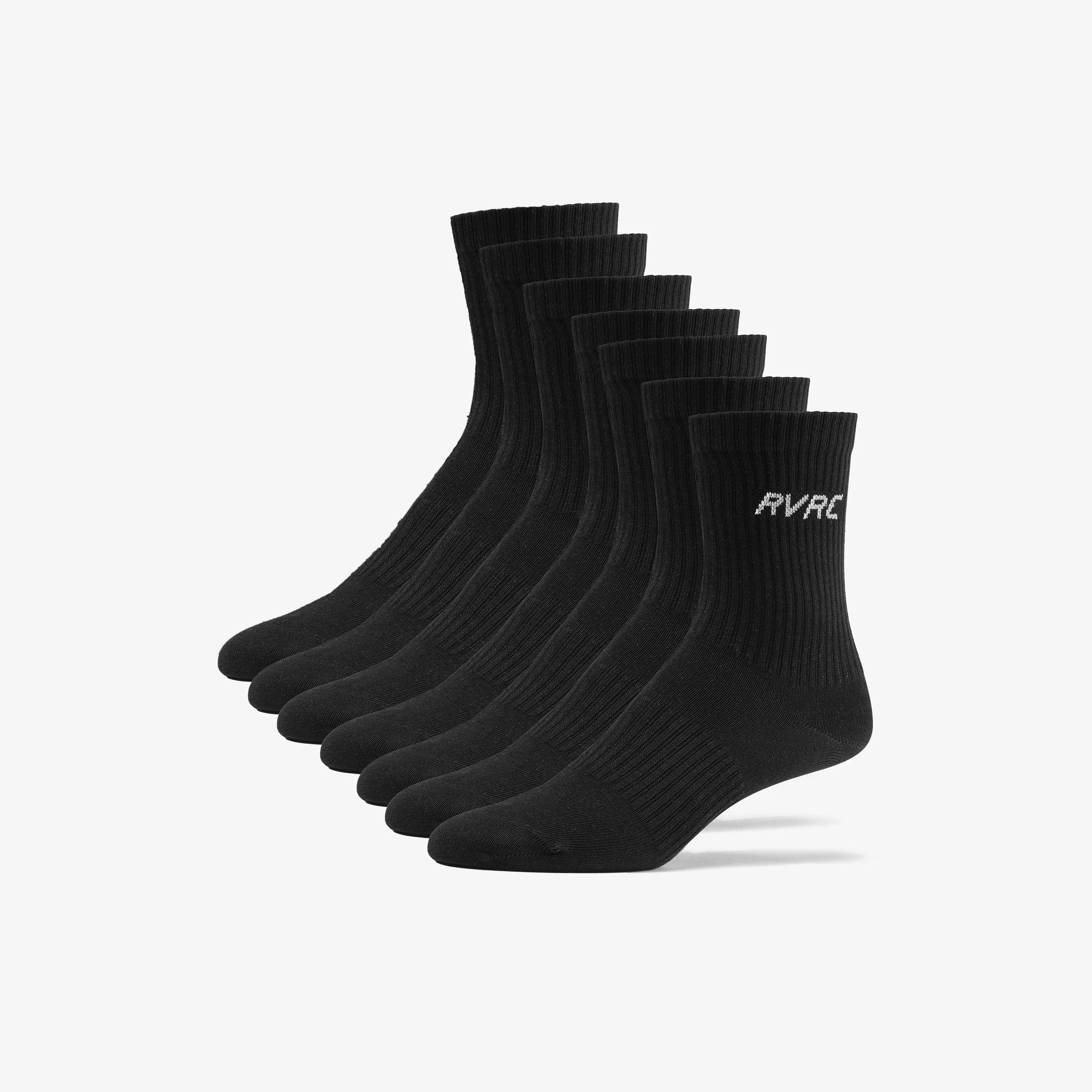 7-pack Daily Socks Black,