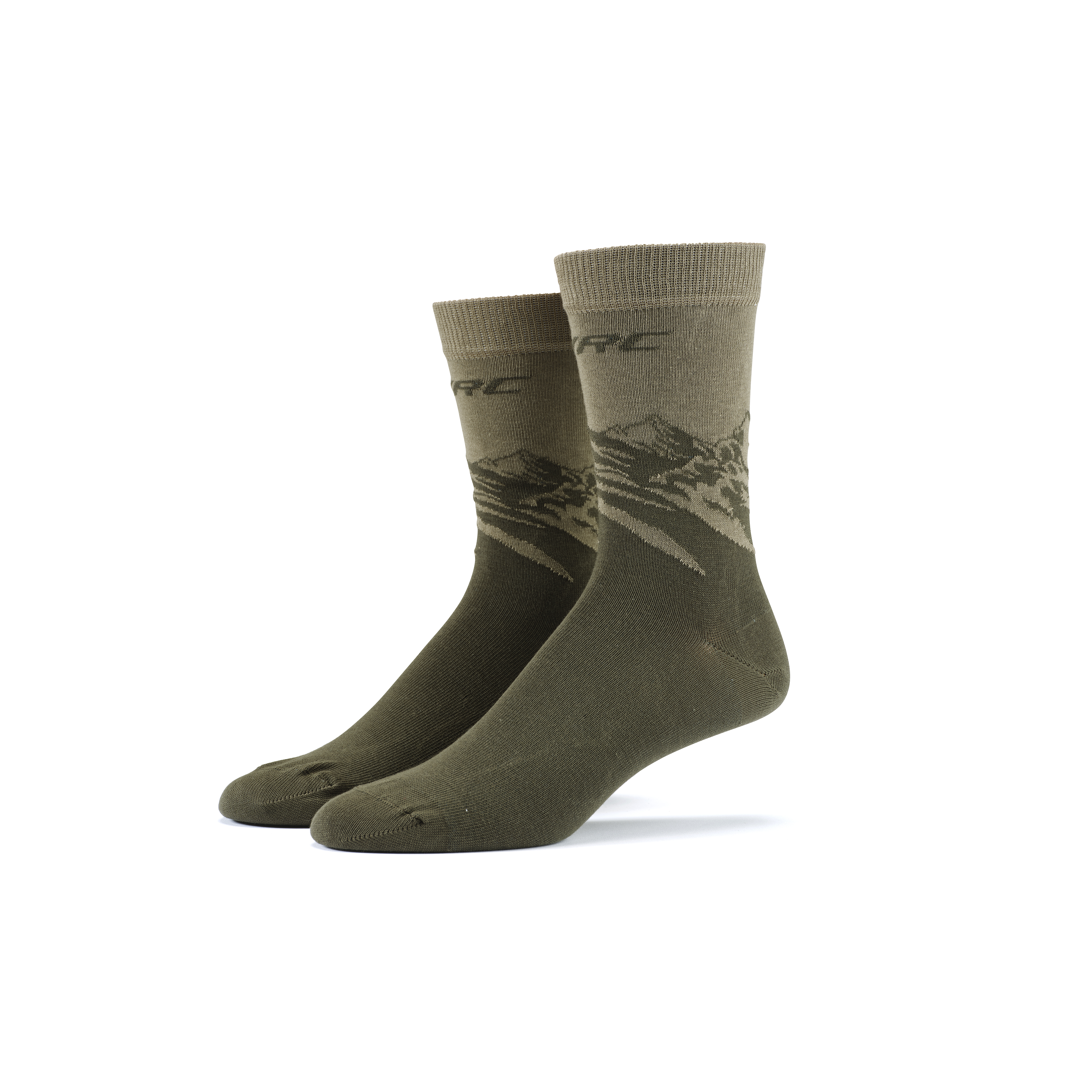Daily Mountain Sock Forest Night/Vetiver Green,