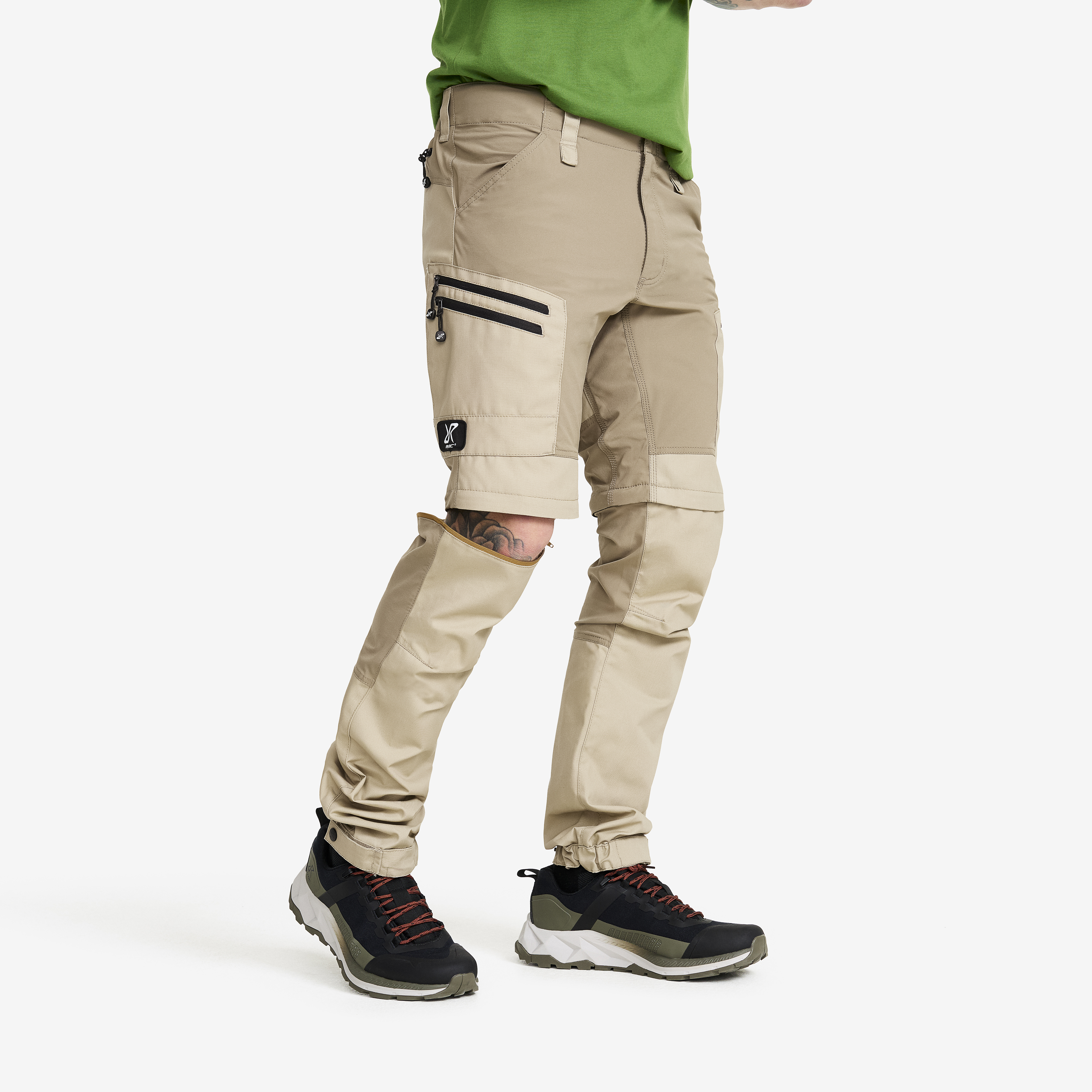 RVRC GP Pro Zip-off Pants Aluminium/Brindle Men