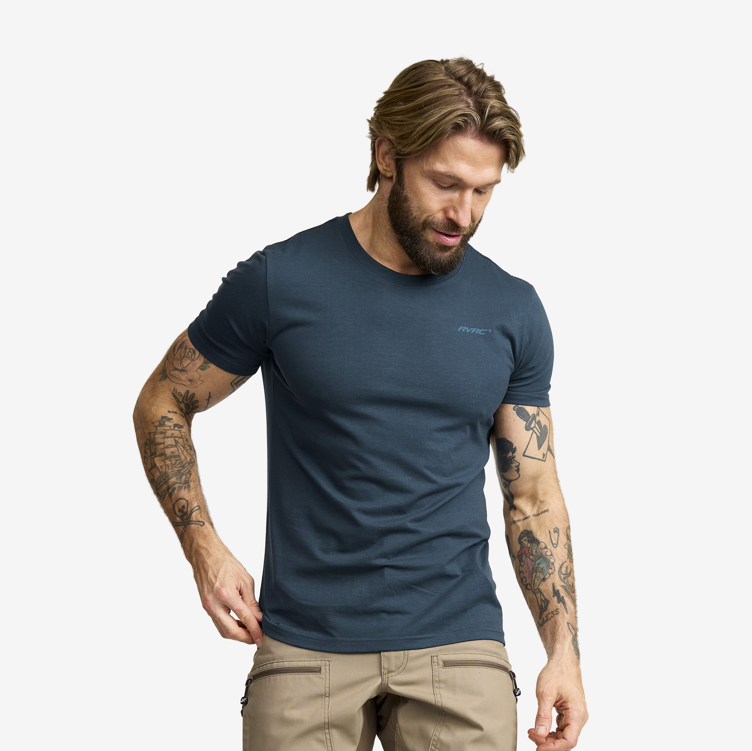 Easy T-shirt Slim Fit Moonlit Ocean Herr