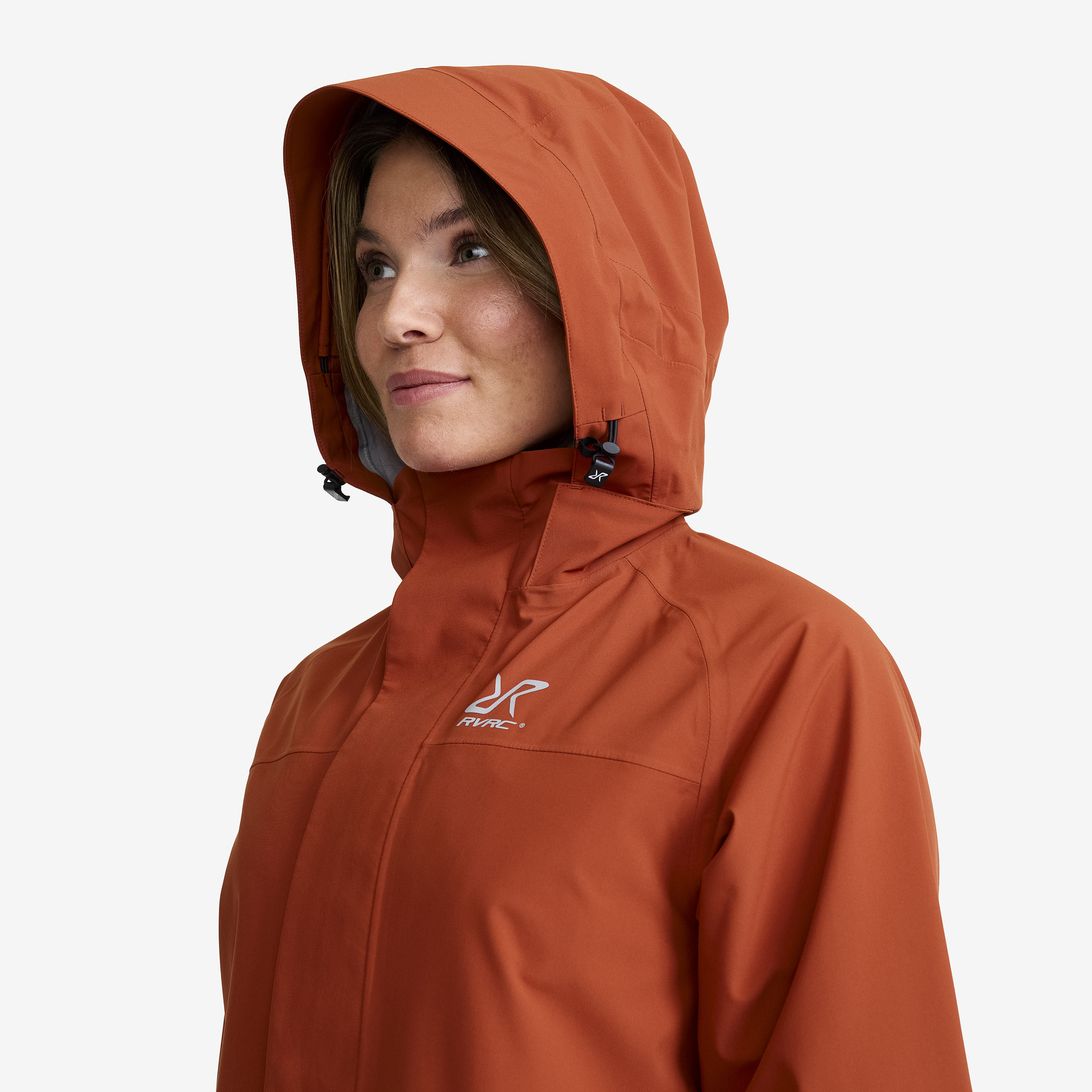 Cloud 3L Long Shell Parka Women Rusty Orange | RevolutionRace