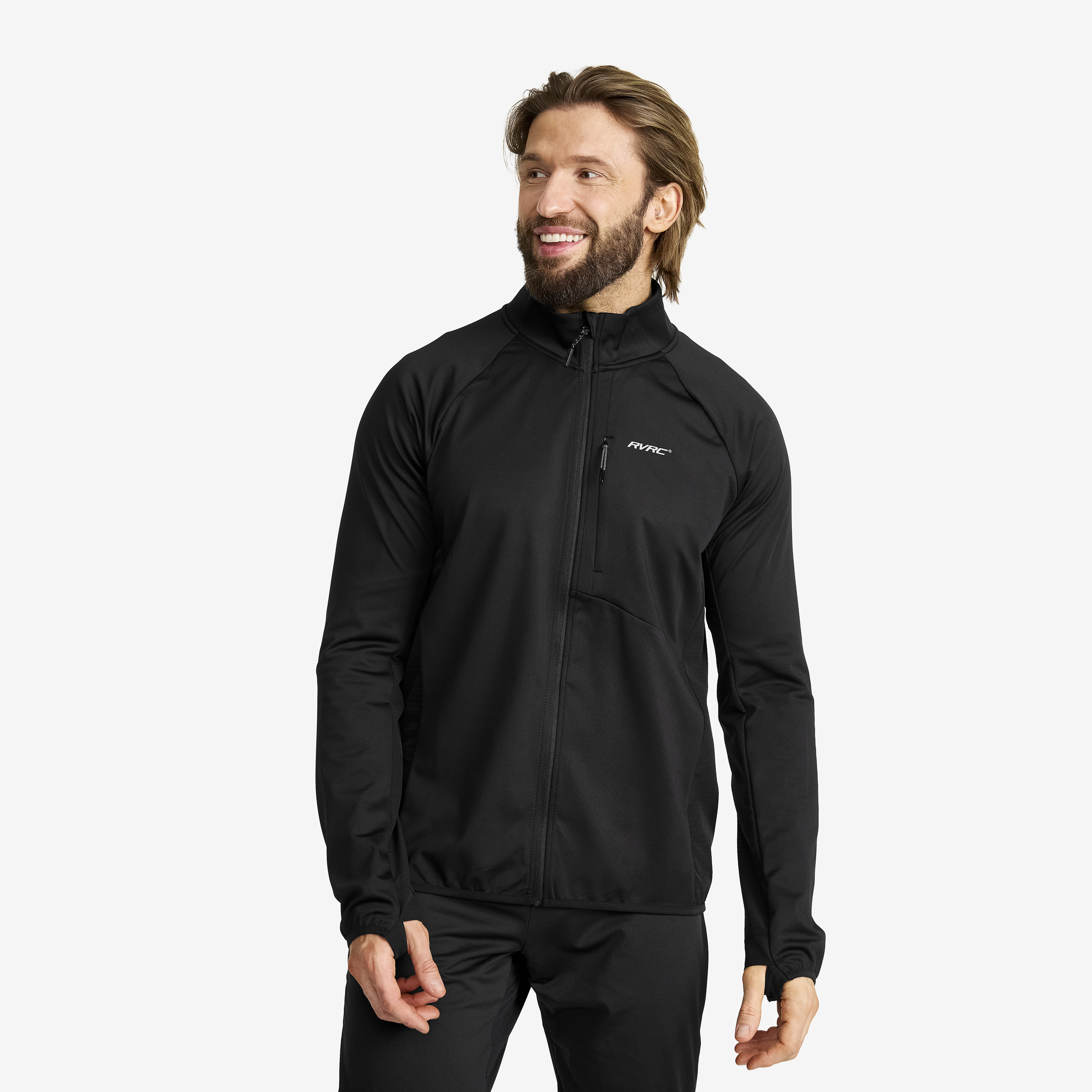 Pace Wind Jacket Herr Black, :S