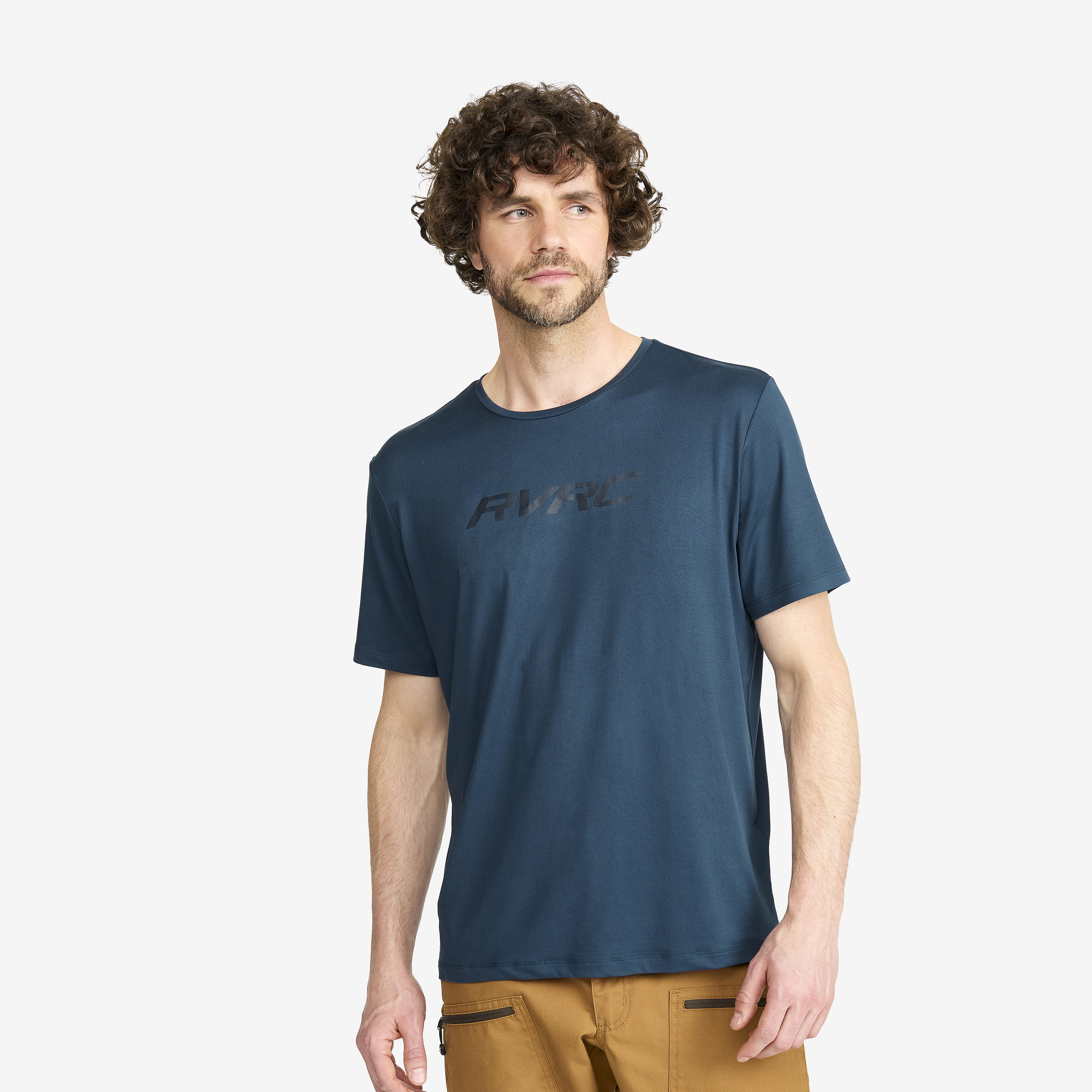 Mission Logo T-shirt Moonlit Ocean Homme