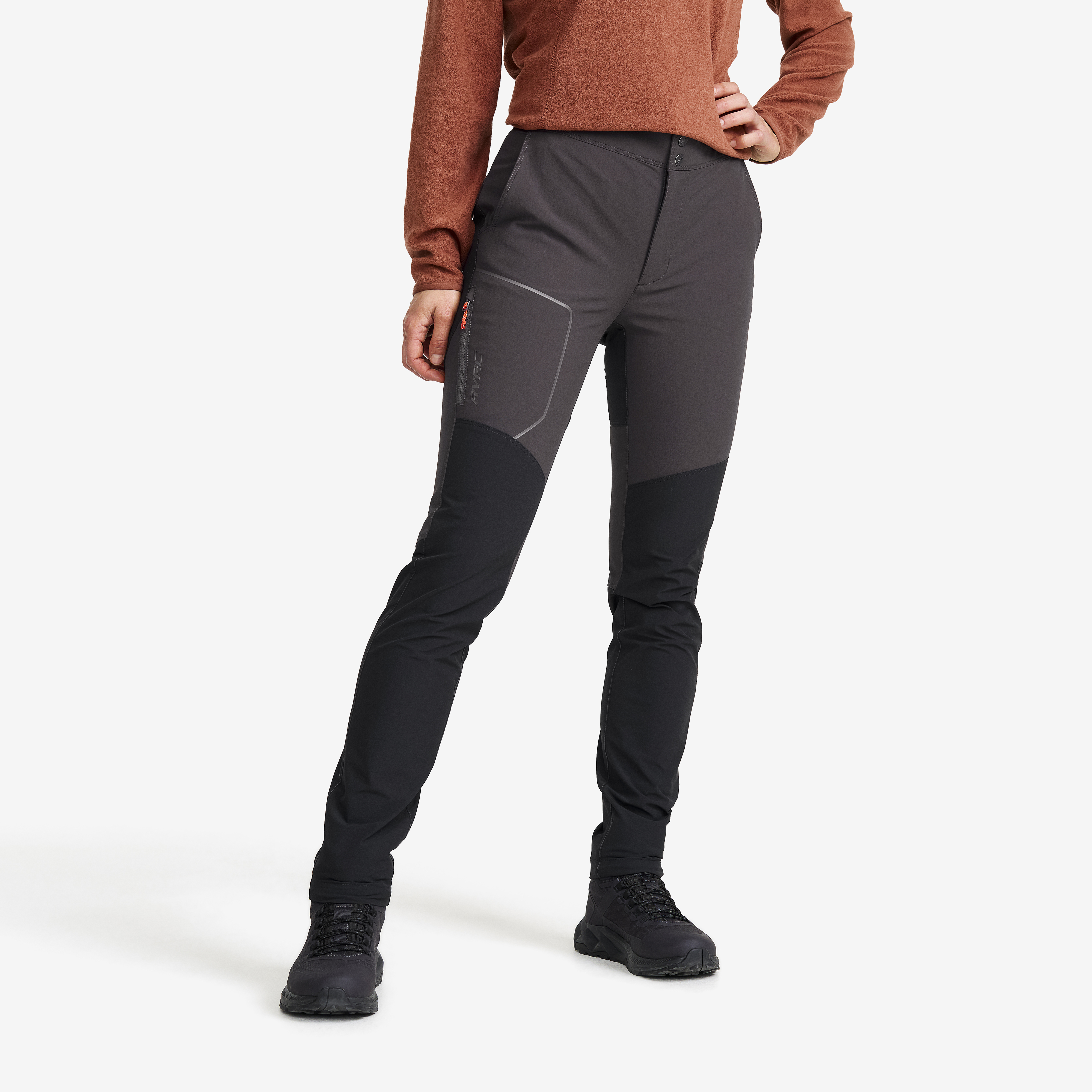 Surmount Hiking Stretch Pants Dame Black/Obsidian, Størrelse:2XL - Dame > Bukser > Softshellbukser