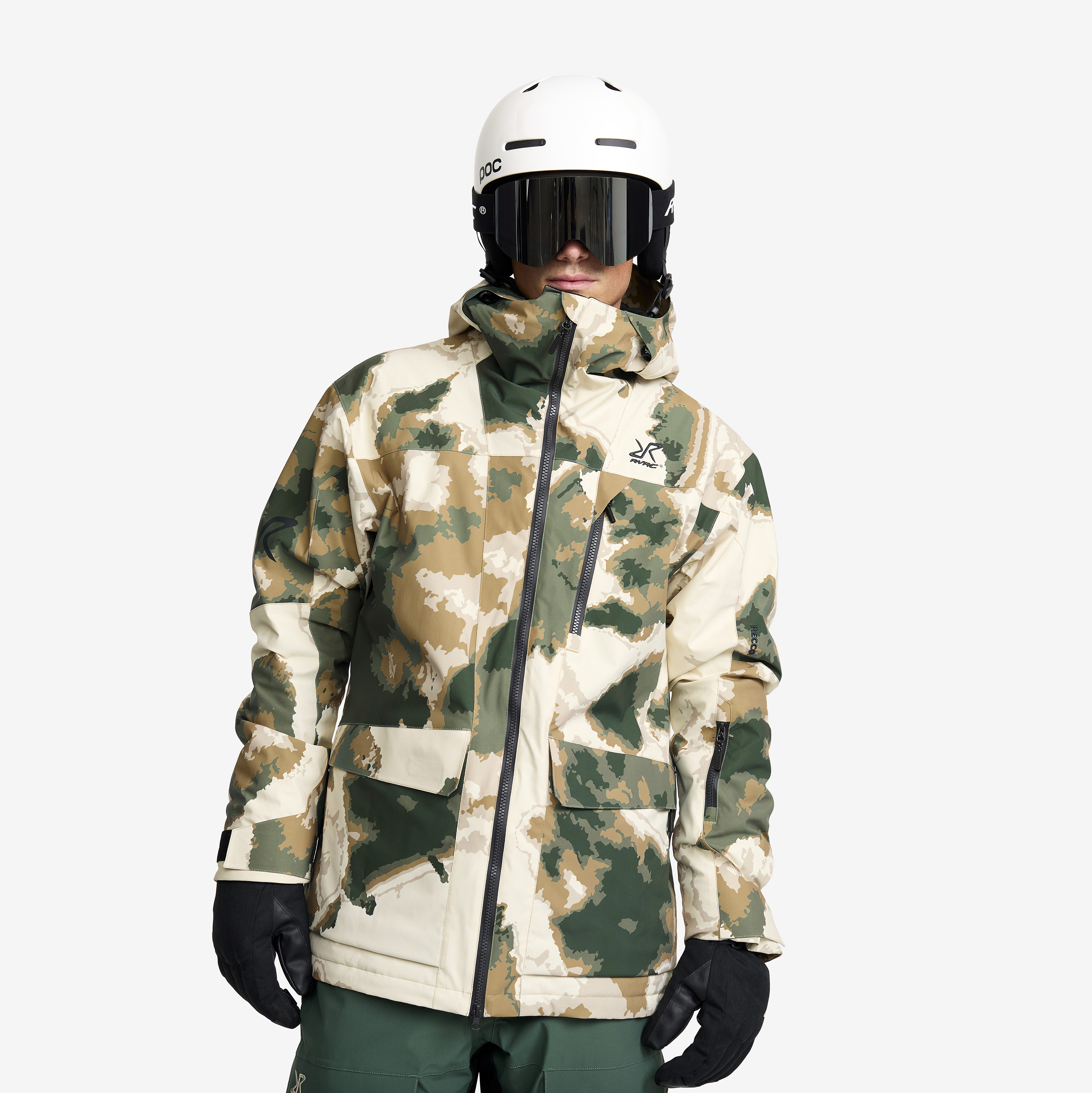 Halo 2L Insulated Ski Jacket Miehet Garden Topiary/Kelp Beige Koko:2XL – Ulkoilutakki Kuoritakki & Tuulitakki