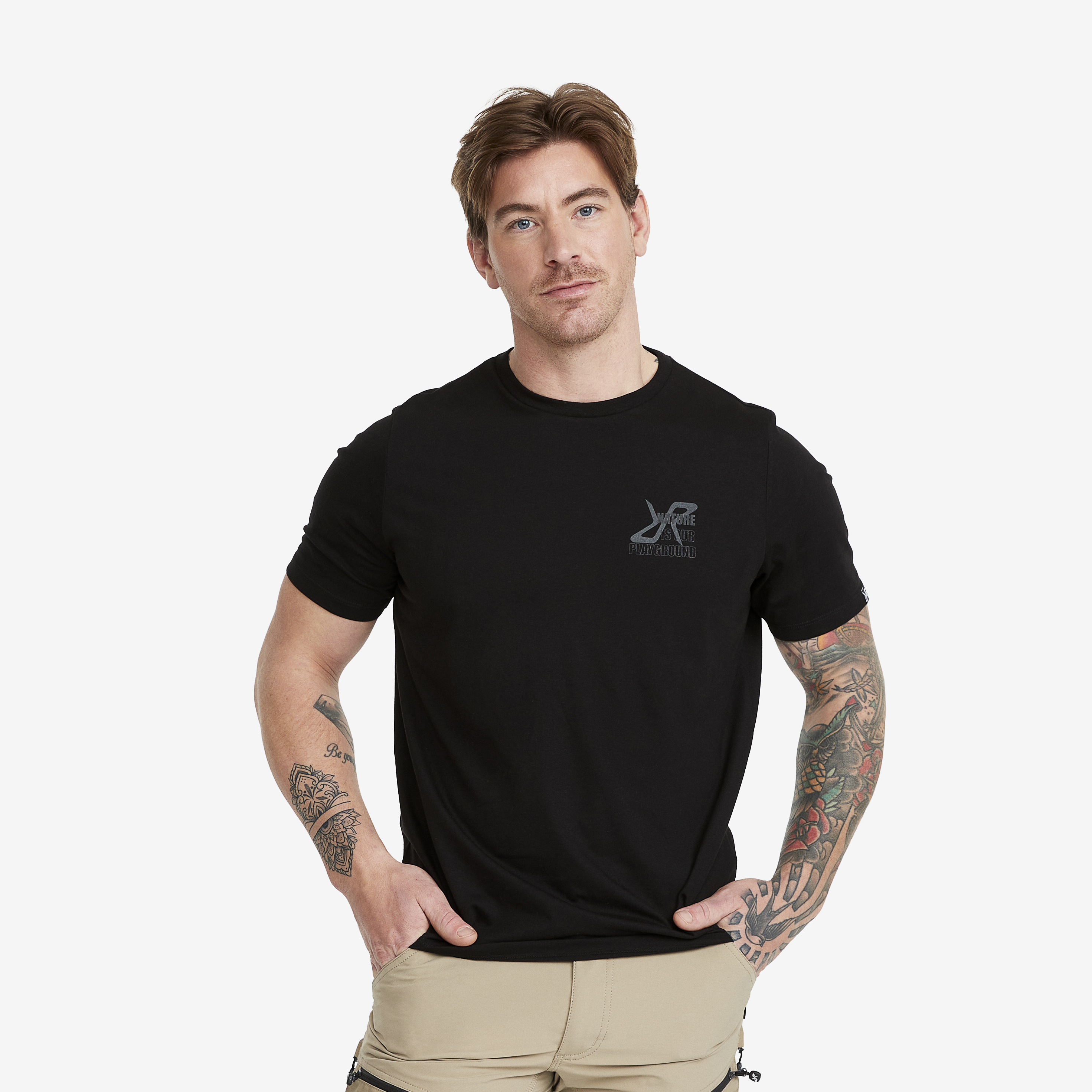 Camper Tee – Herr – Black Storlek:XL – Herr > Tröjor > T-shirts