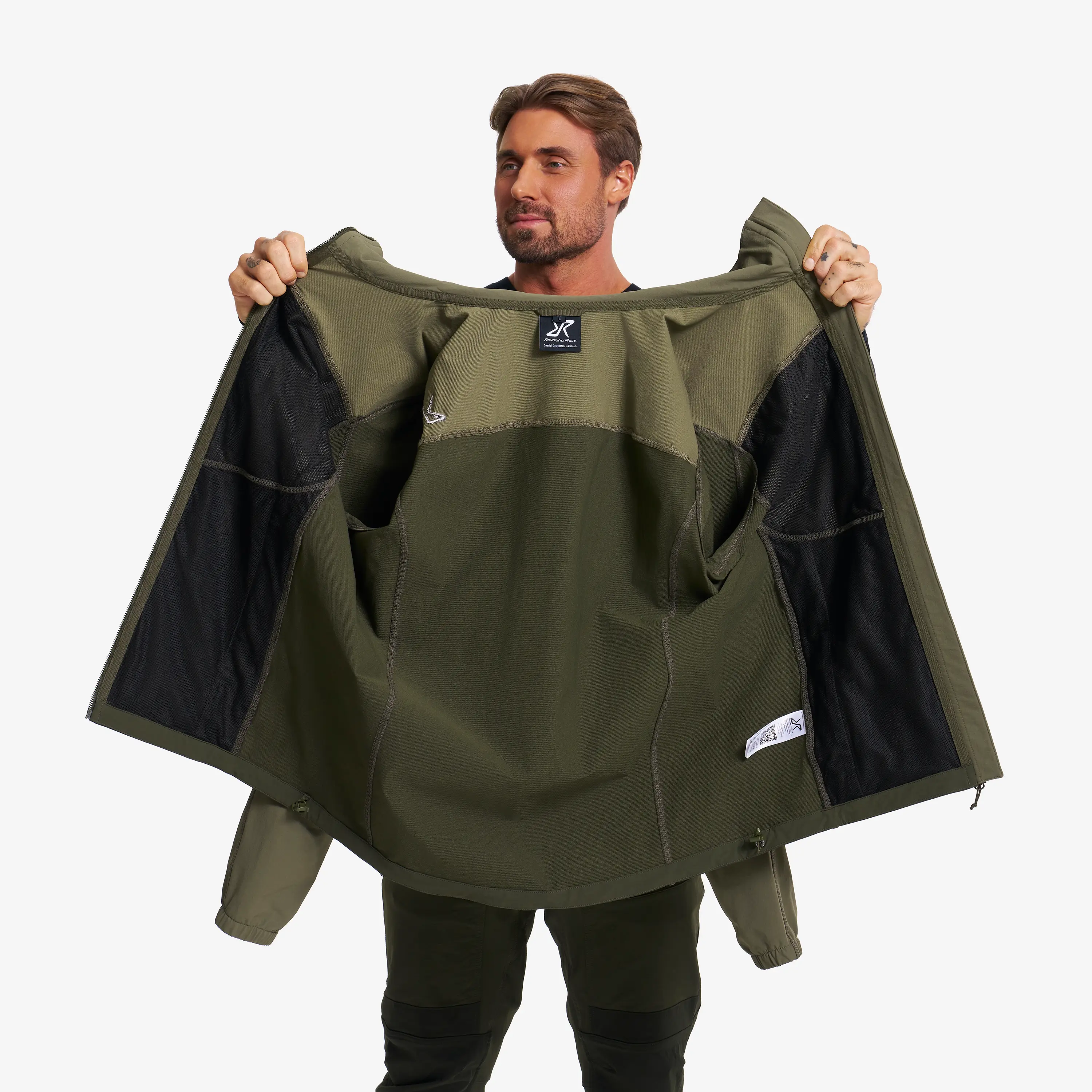 Edge Stretch Jacket Forest Night/Kalamata Homme, 
