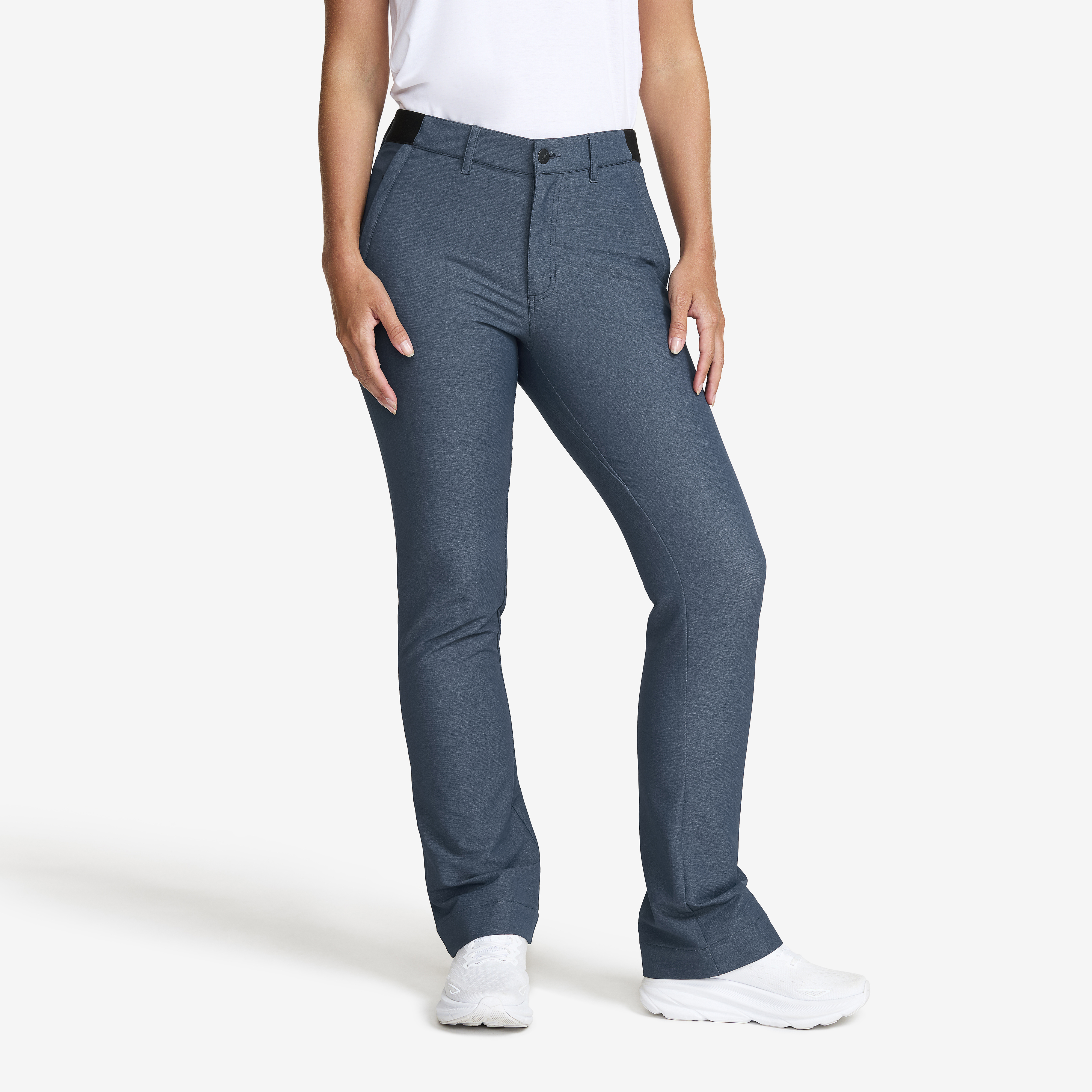 Journey High-waist Pants Dark Blue Melange Dames,