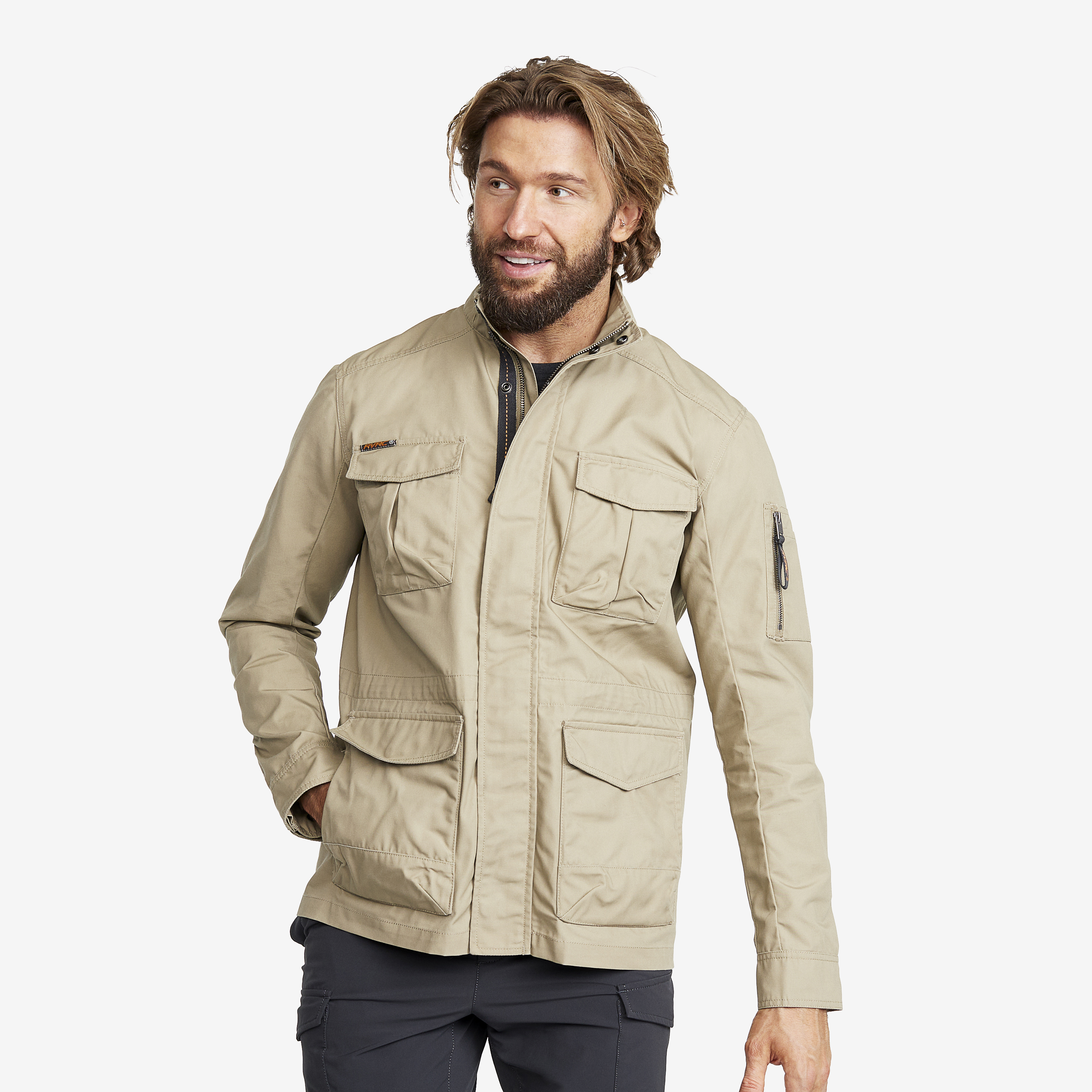 All-Day Jacket Miehet Khaki Koko:3XL – Ulkoilutakki Kuoritakki & Tuulitakki