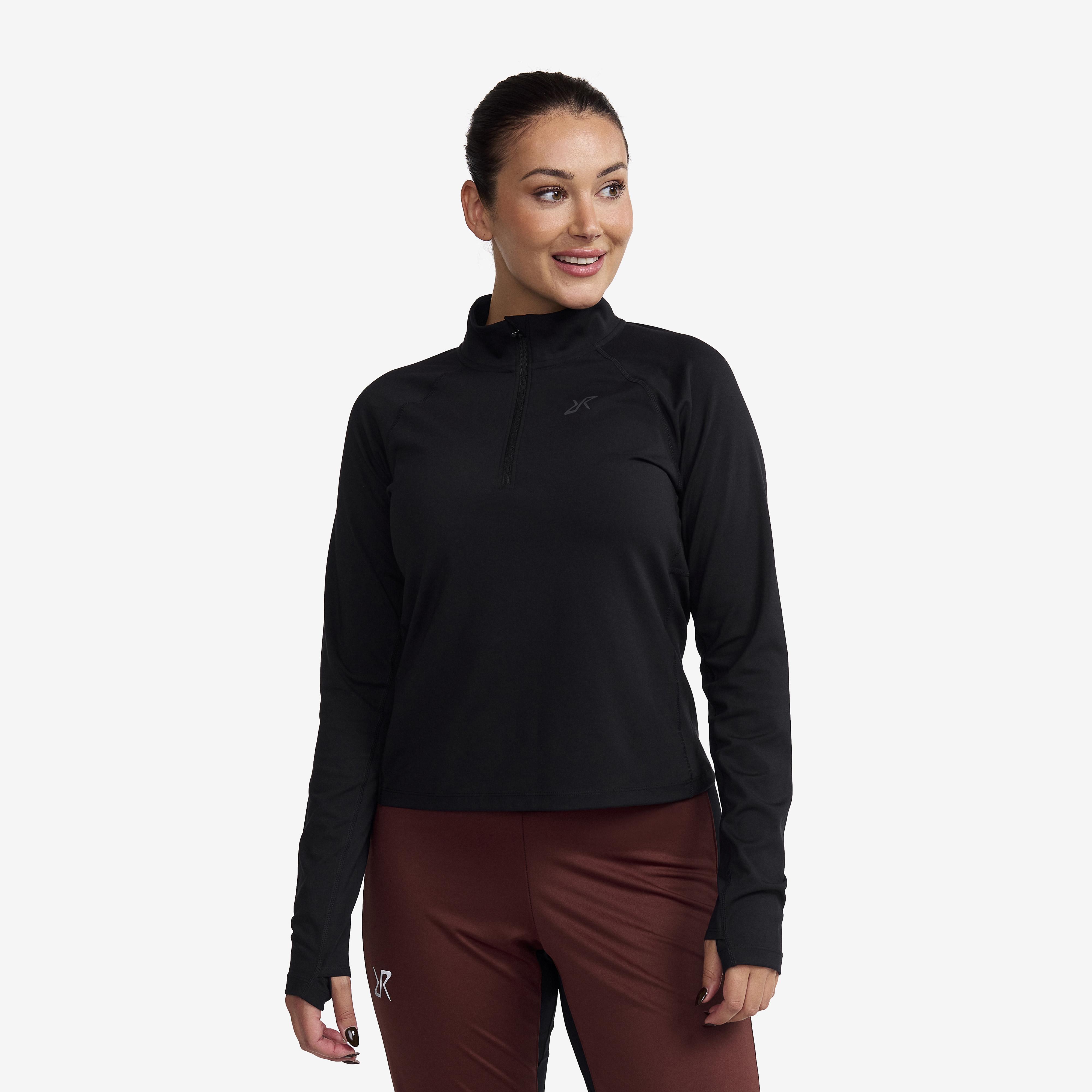 Prep Half-zip Top – Dam – Black Storlek:XL – Dam > Tröjor > Skjortor & Långärmade Tröjor