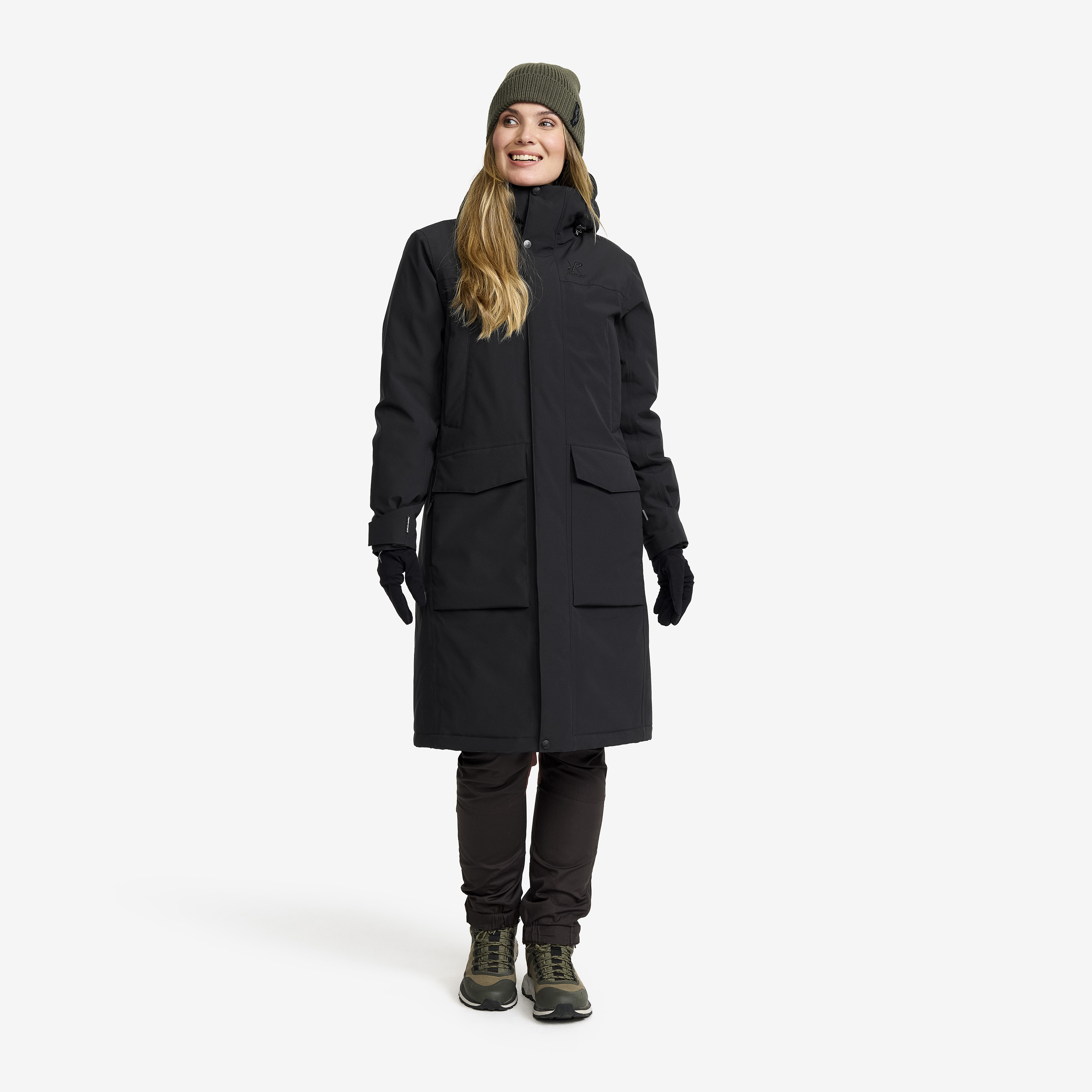 Rhyme 2L Insulated Parka Dame Black, Størrelse:2XL - Vinterjakker