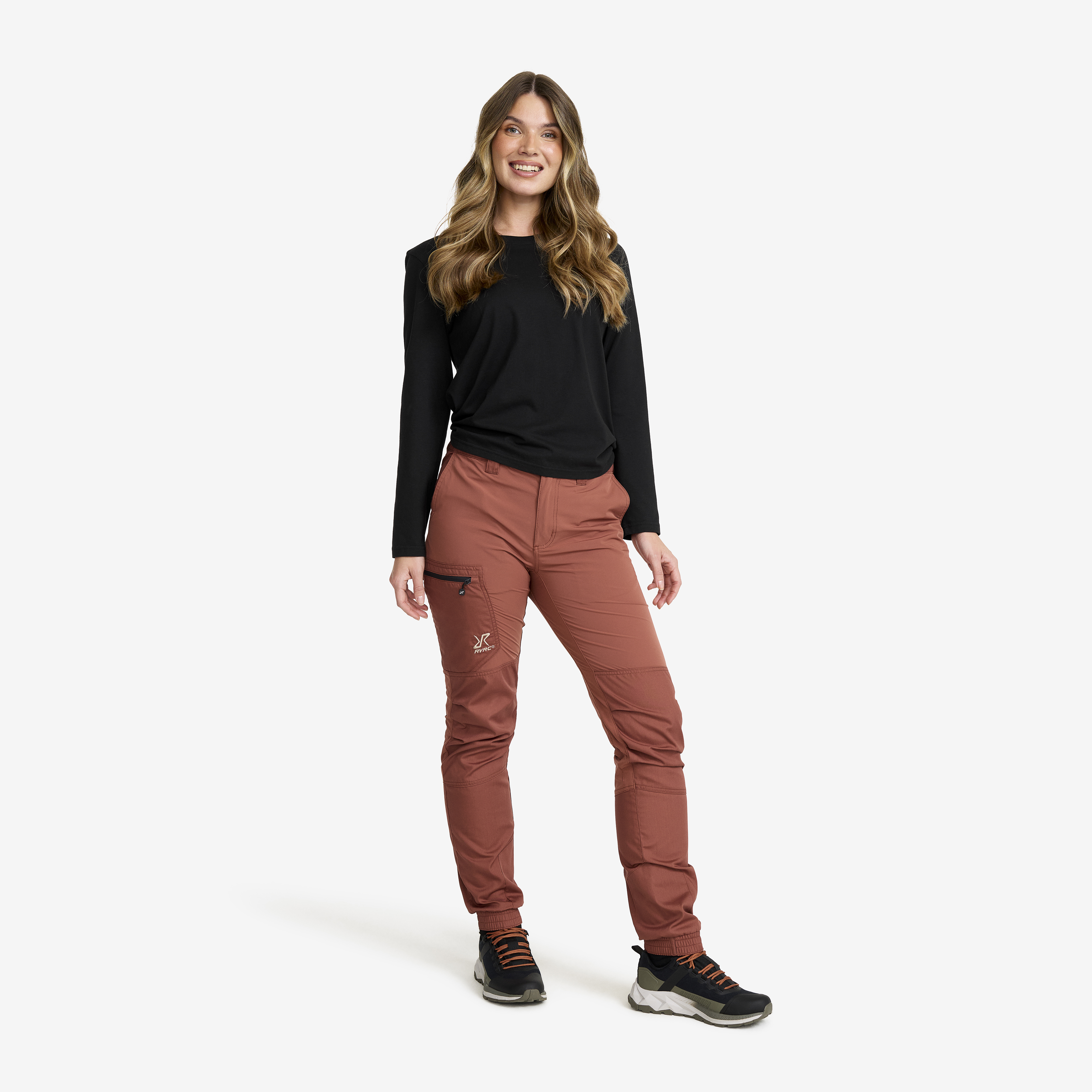 Rambler Lightweight Pants Women Pink Mahogany | RevolutionRace