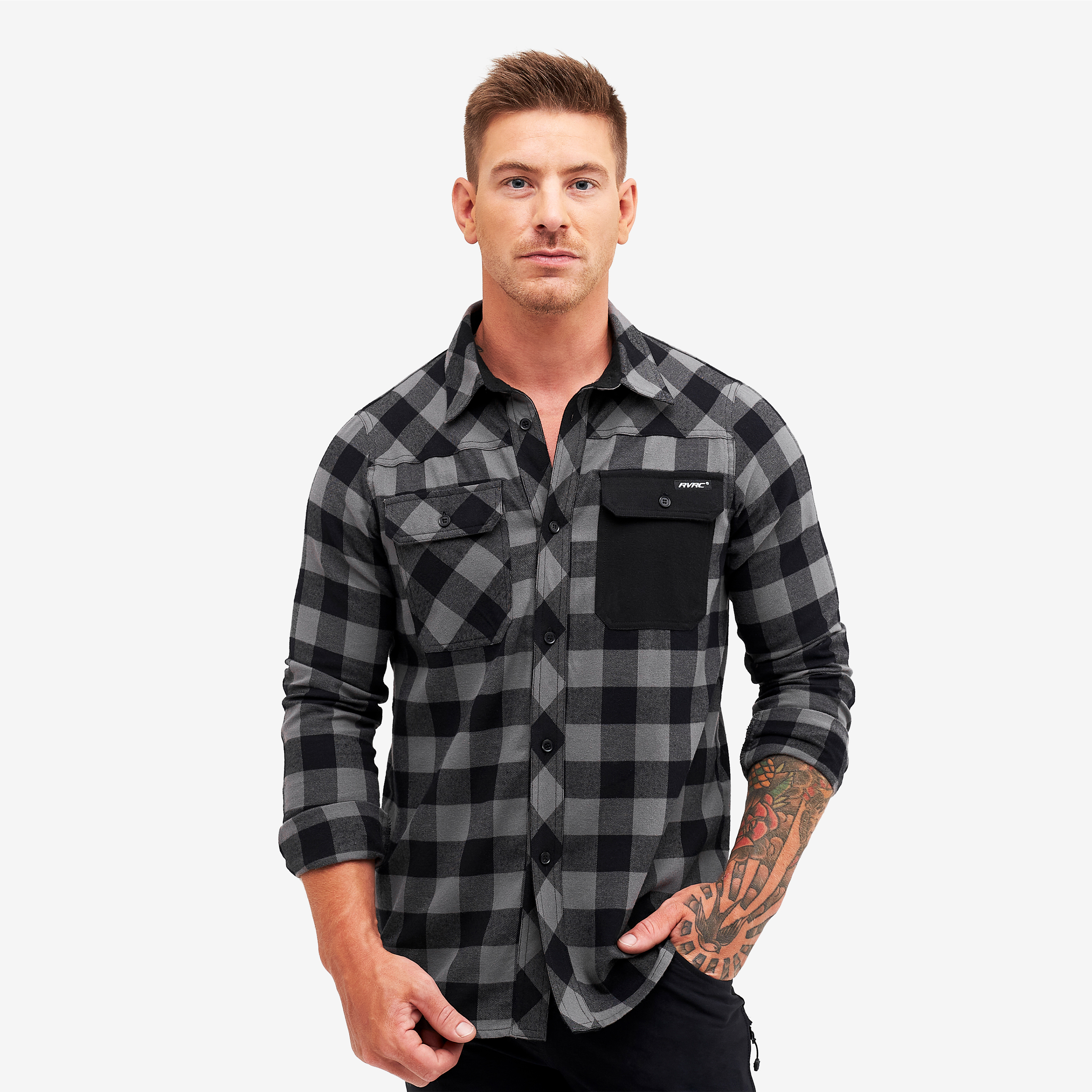 Campfire Shirt Herre Black/Anthracite, Størrelse:2XL - Herre > Overdele > Skjorter