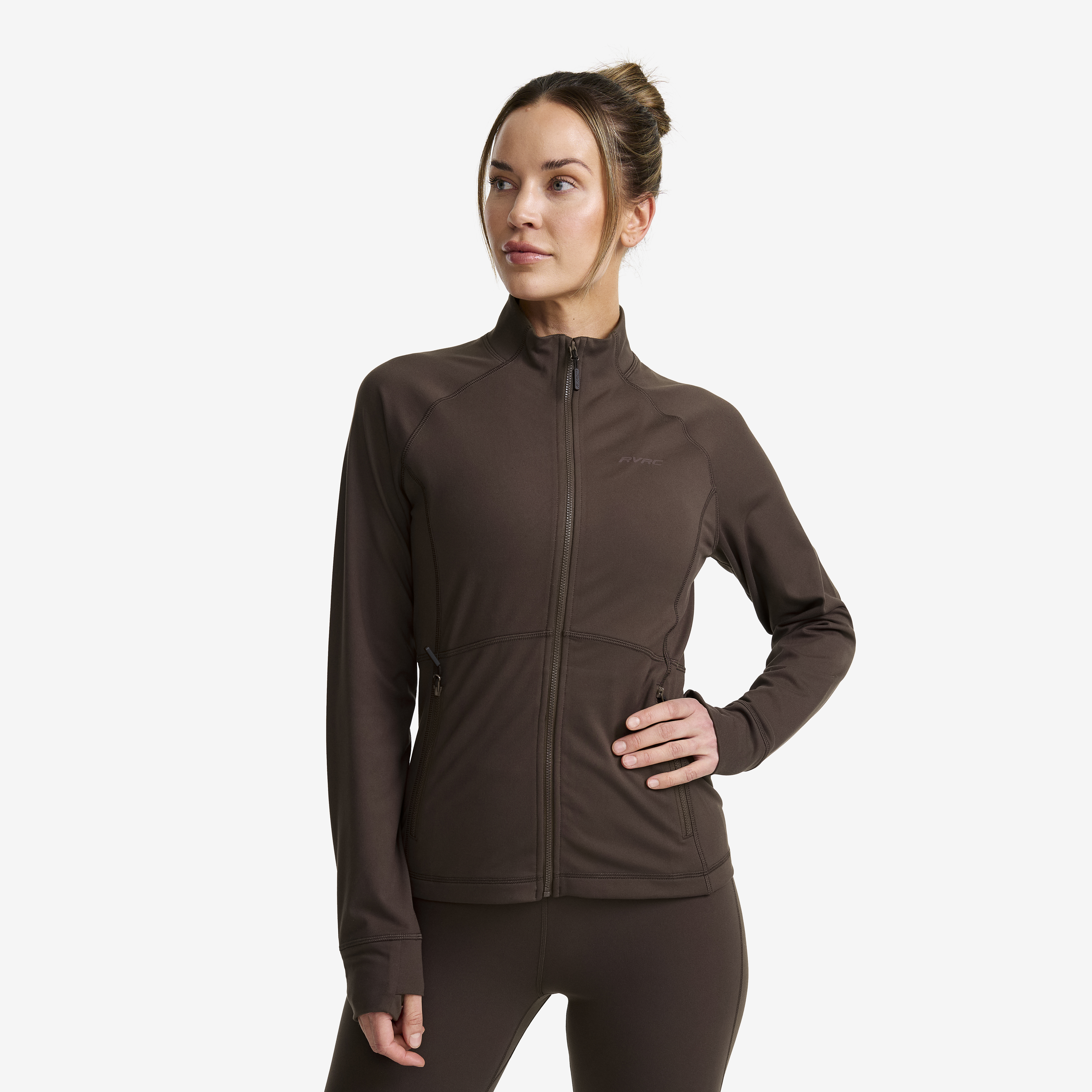Paragon Full-zip Jacket Seal Brown Damen,