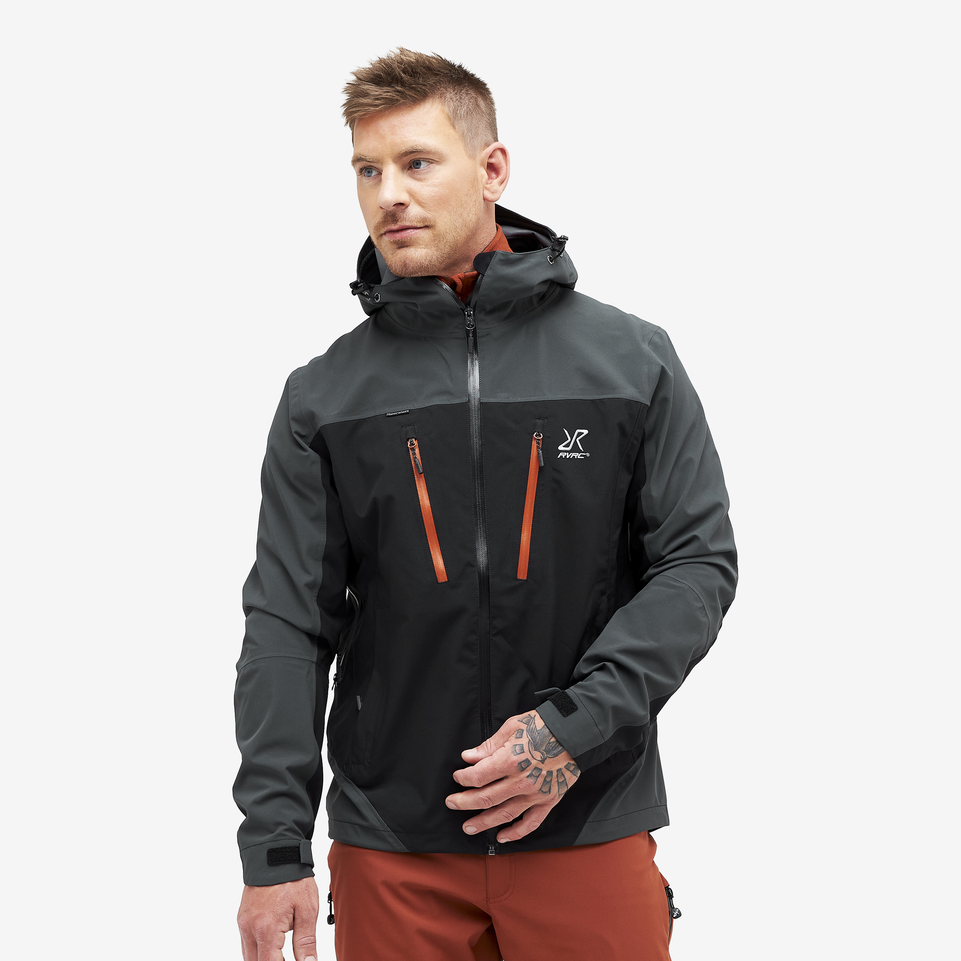 Silence Proshell Jacket – Herr – Black/Rusty 2.0 Storlek:S – Skaljacka & Vindjacka