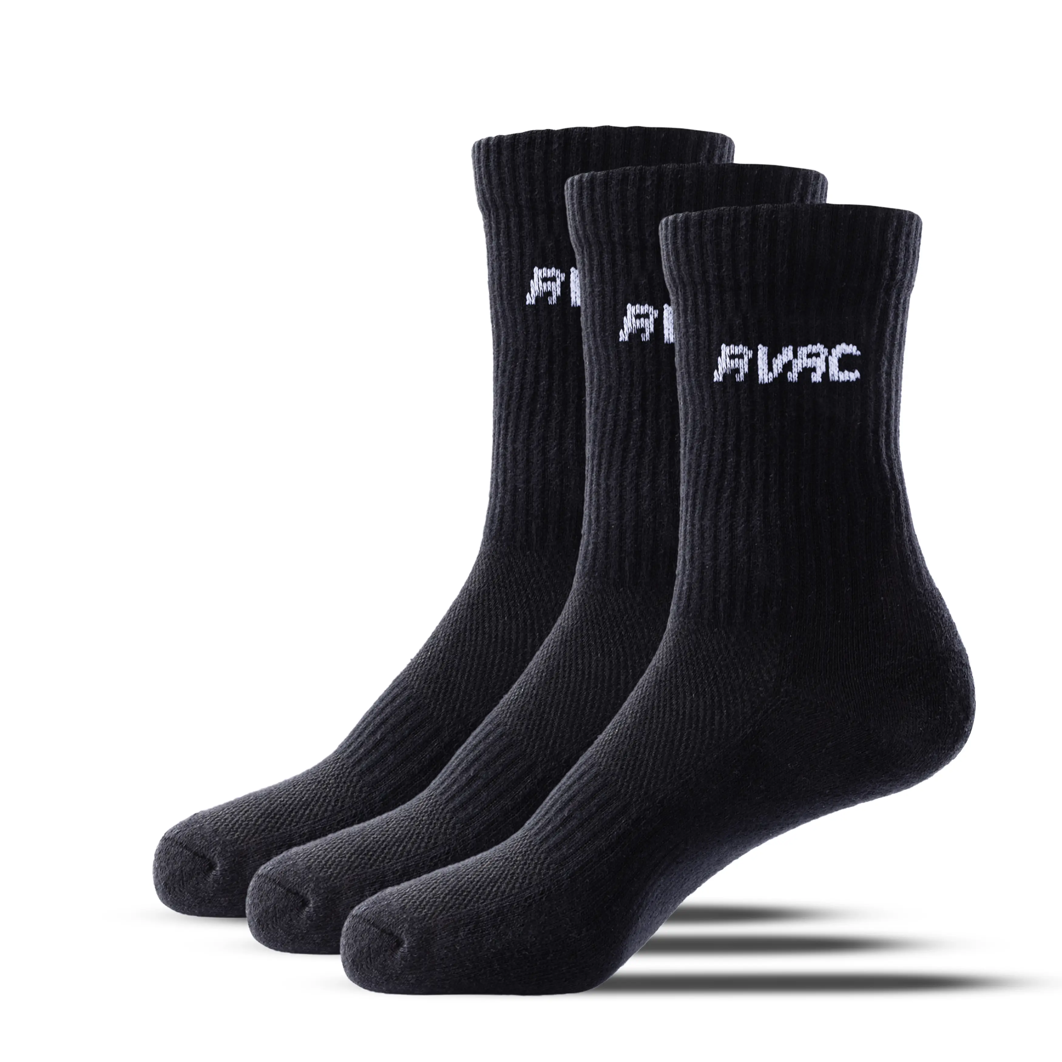 3-pack Core Ribbed Socks Black,