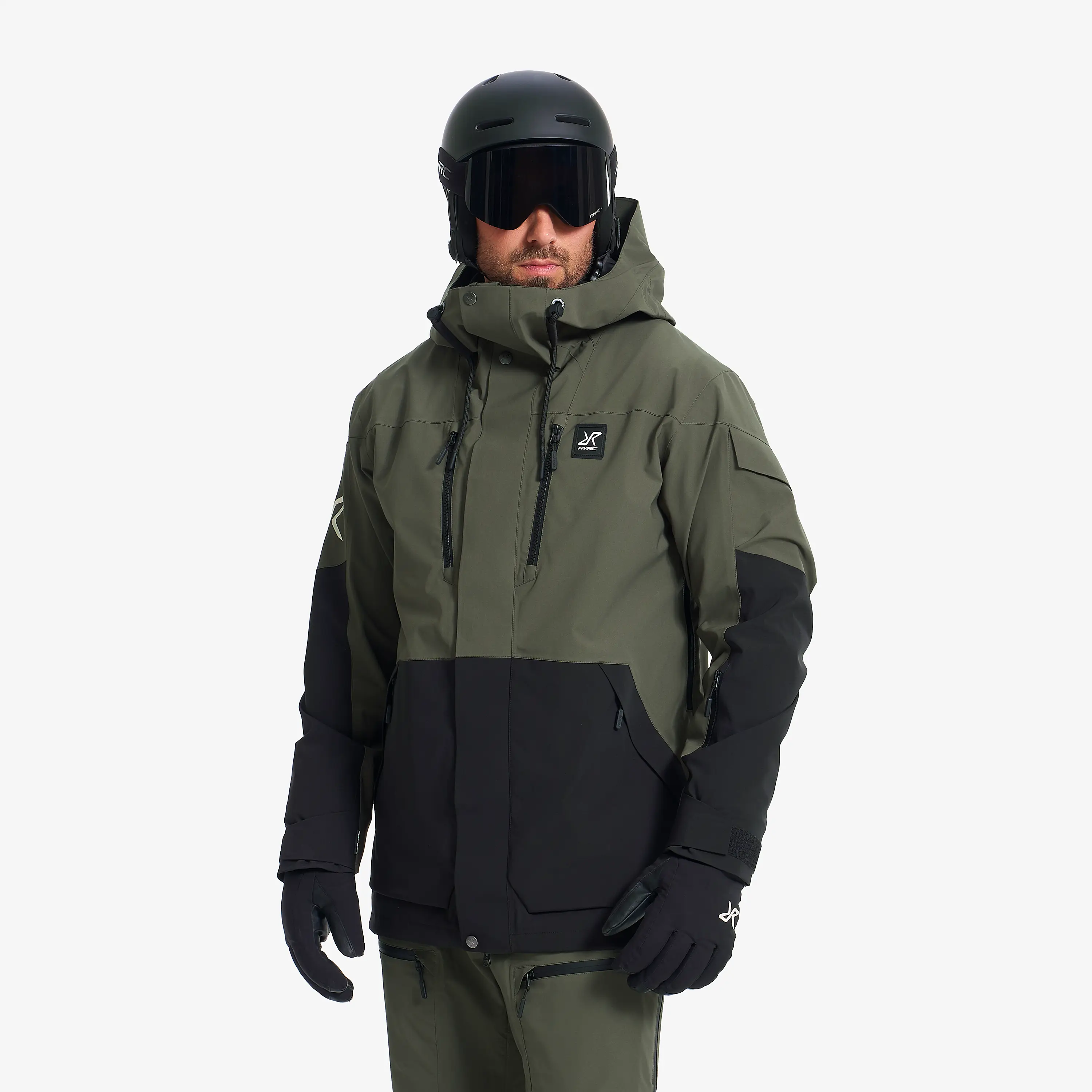 AccXel 2L Ski Jacket Kambaba Green/Black Pánské, 