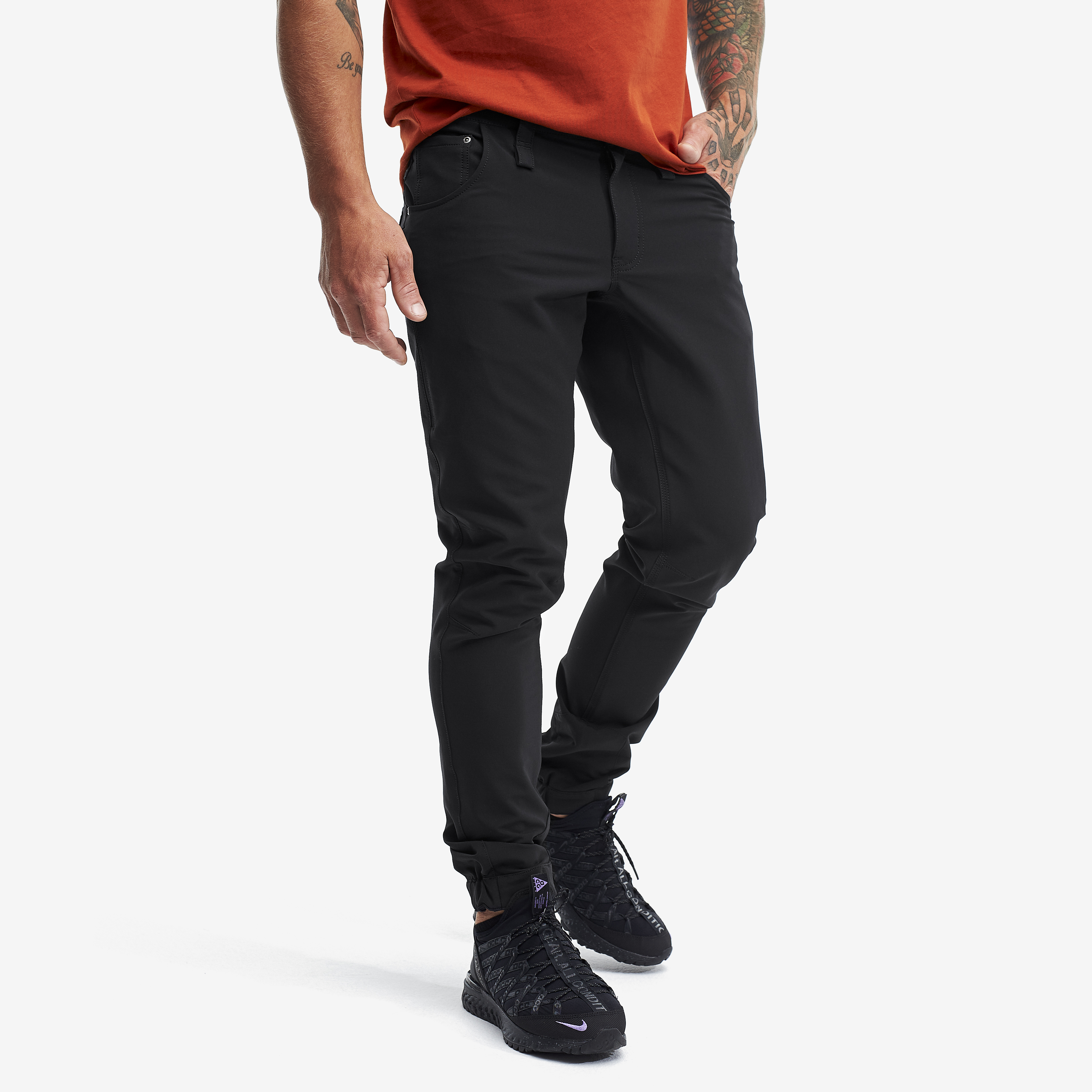Explorer Outdoor Jeans Black Herr,