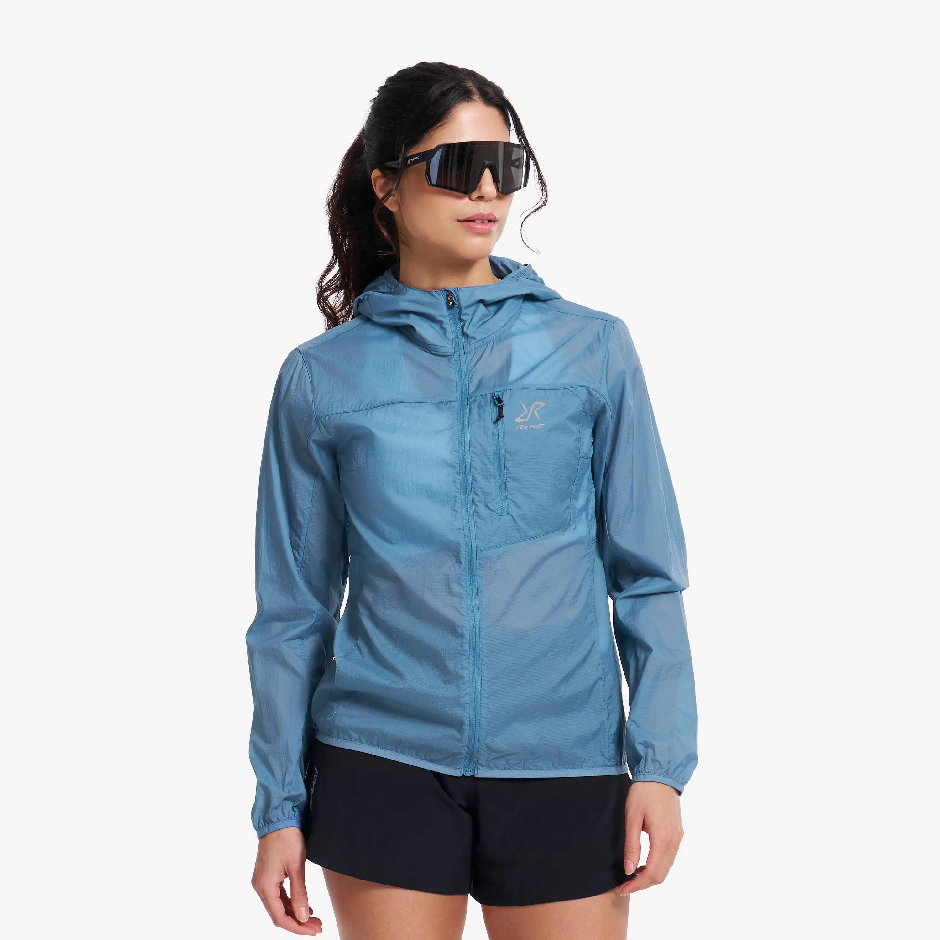Speed Hooded Windbreaker Dam Captain's Blue, :XS