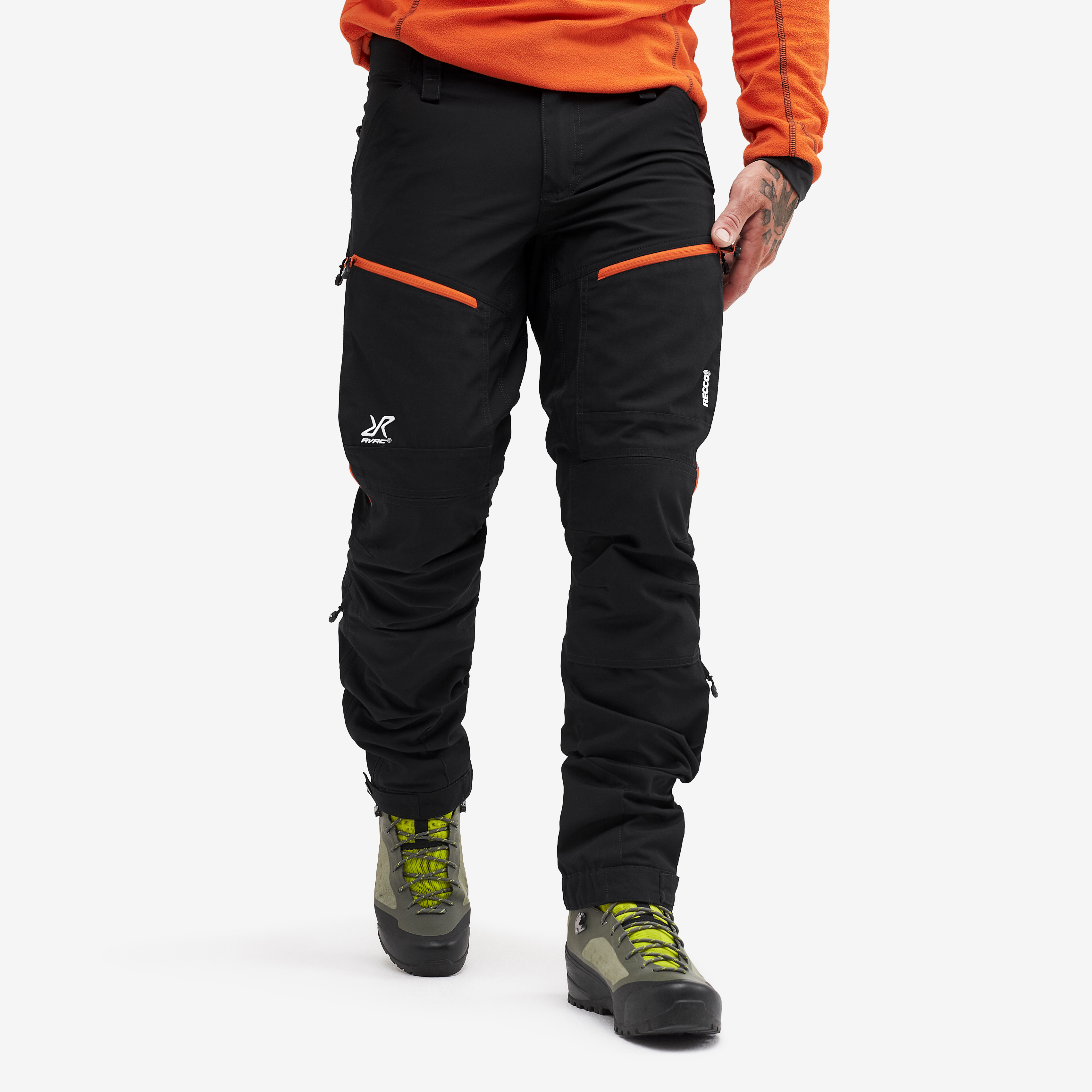 RVRC GP Pro Rescue Pants Black/Orange 2.0 Uomo