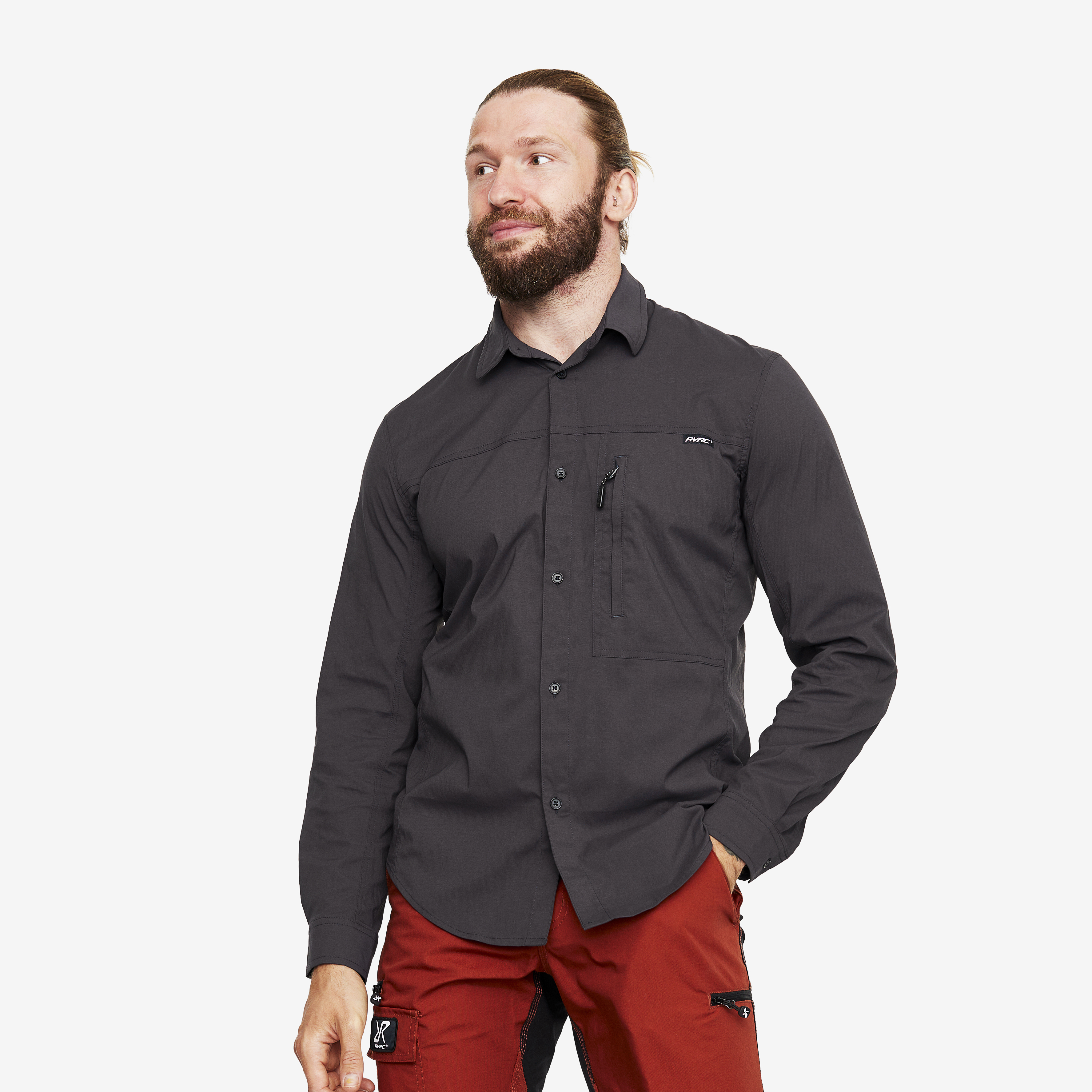 Preparation Stretch Shirt Obsidian Uomo