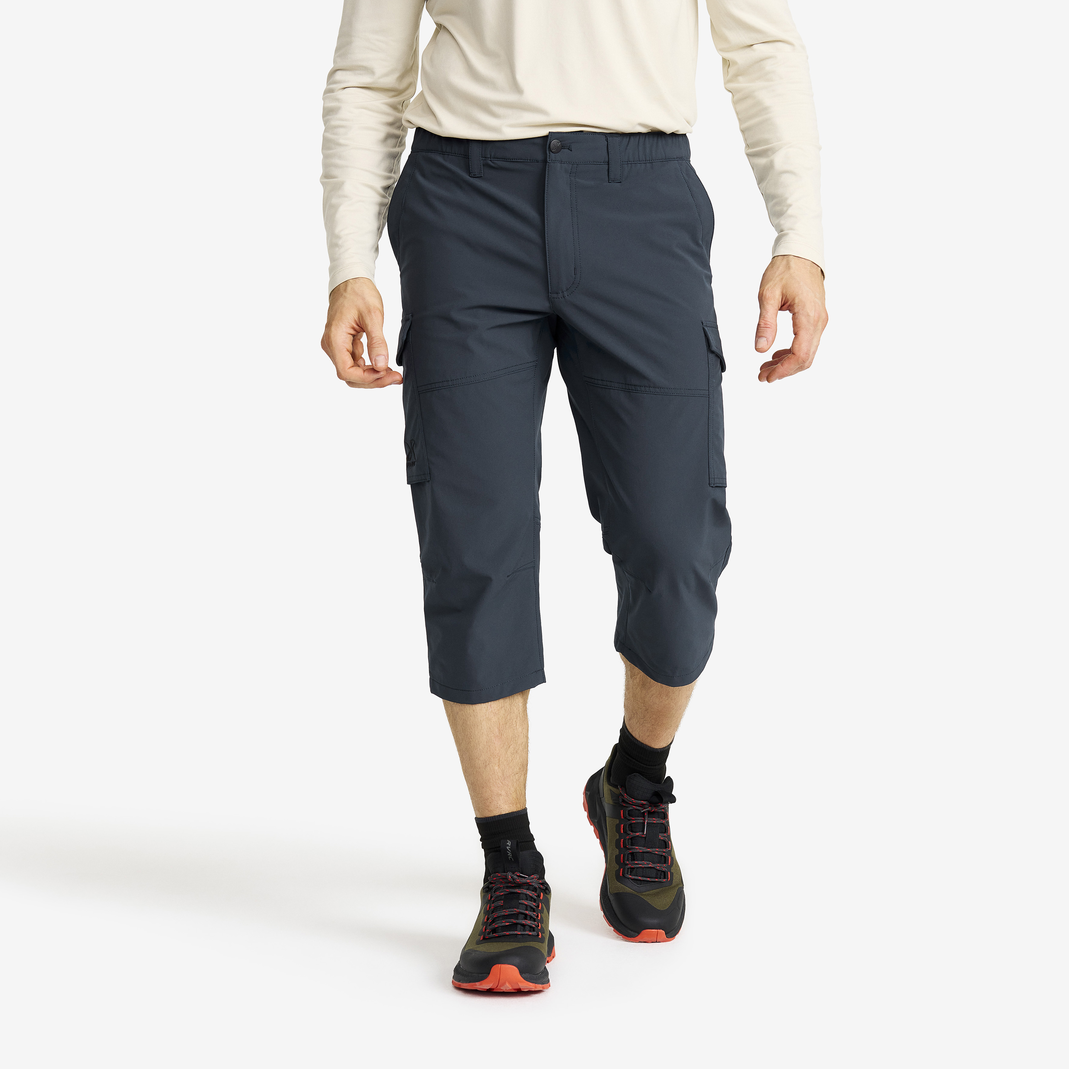 Adventure 3/4 Cargo Stretch Pants Blueberry Homme