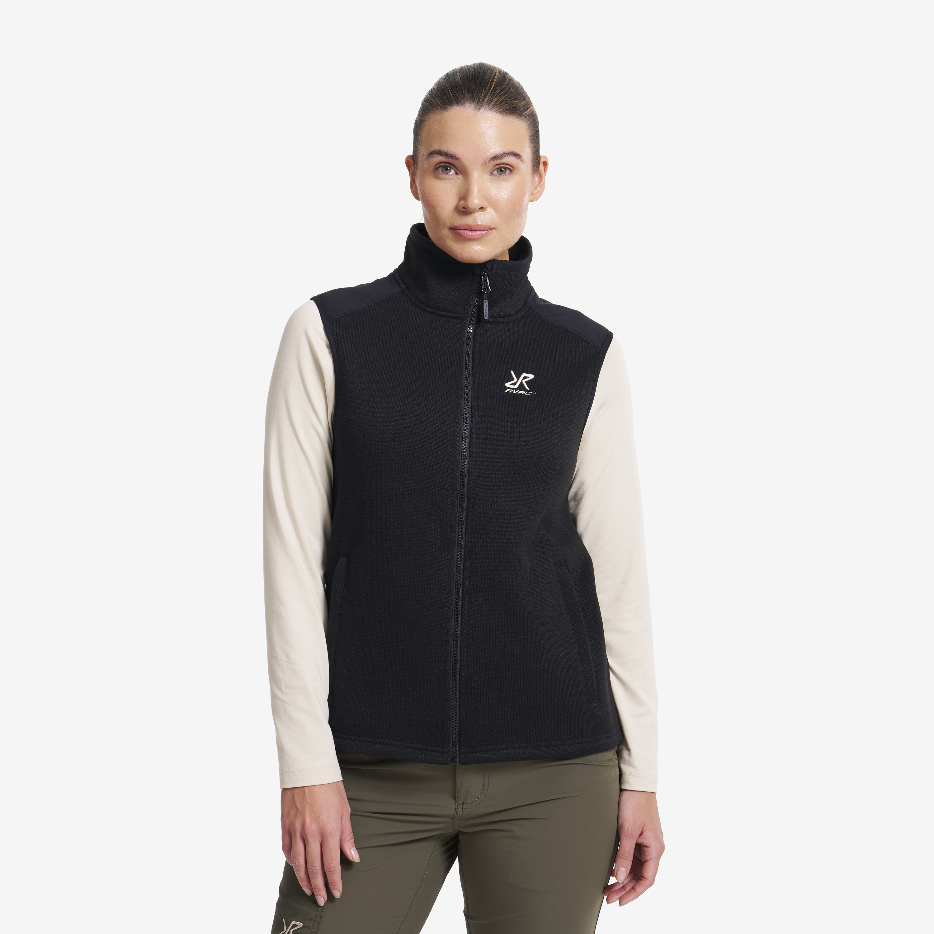 Northbound Fleece Vest Black Dam,