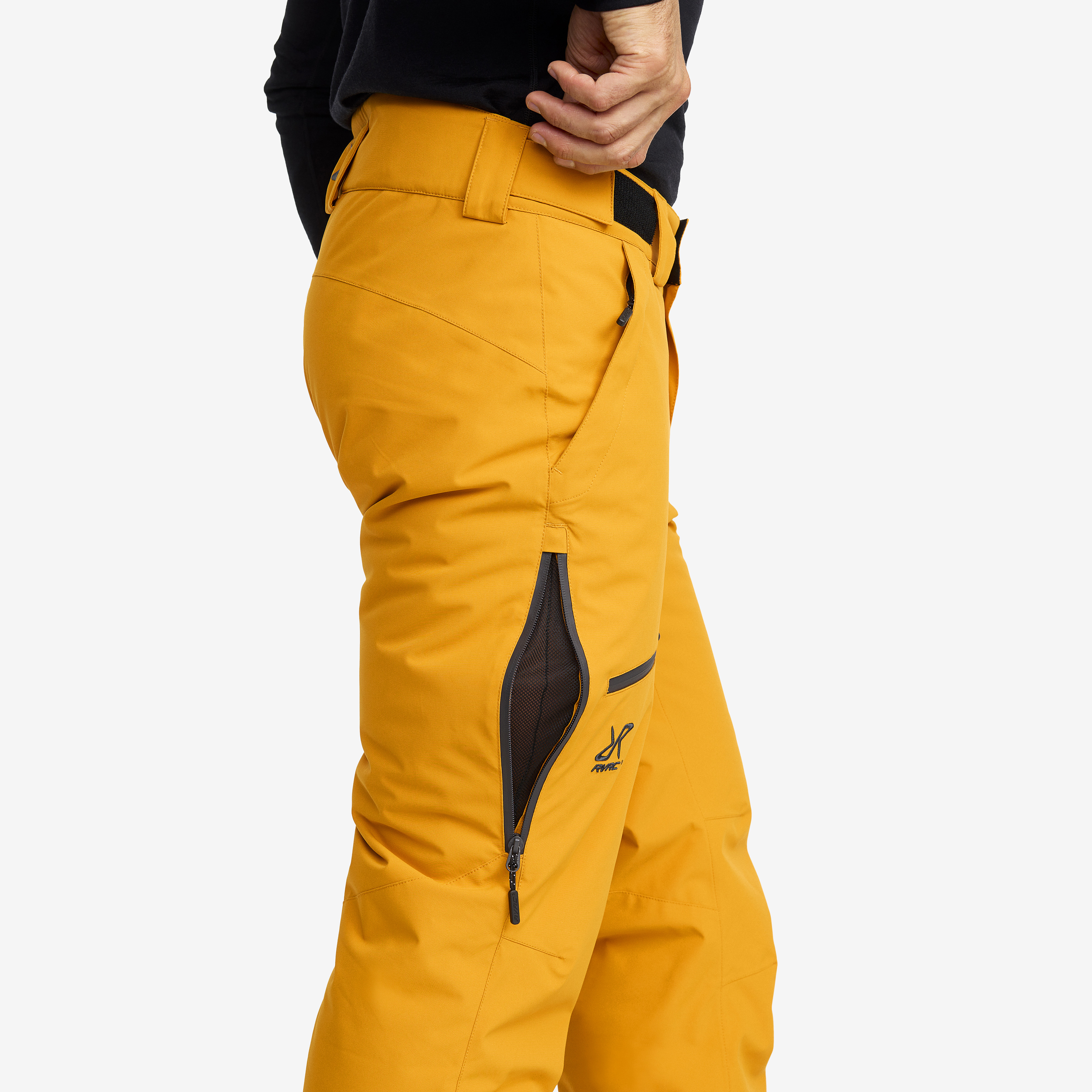 AccXel Insulated 2L Snow Pants Men Golden Yellow | RevolutionRace