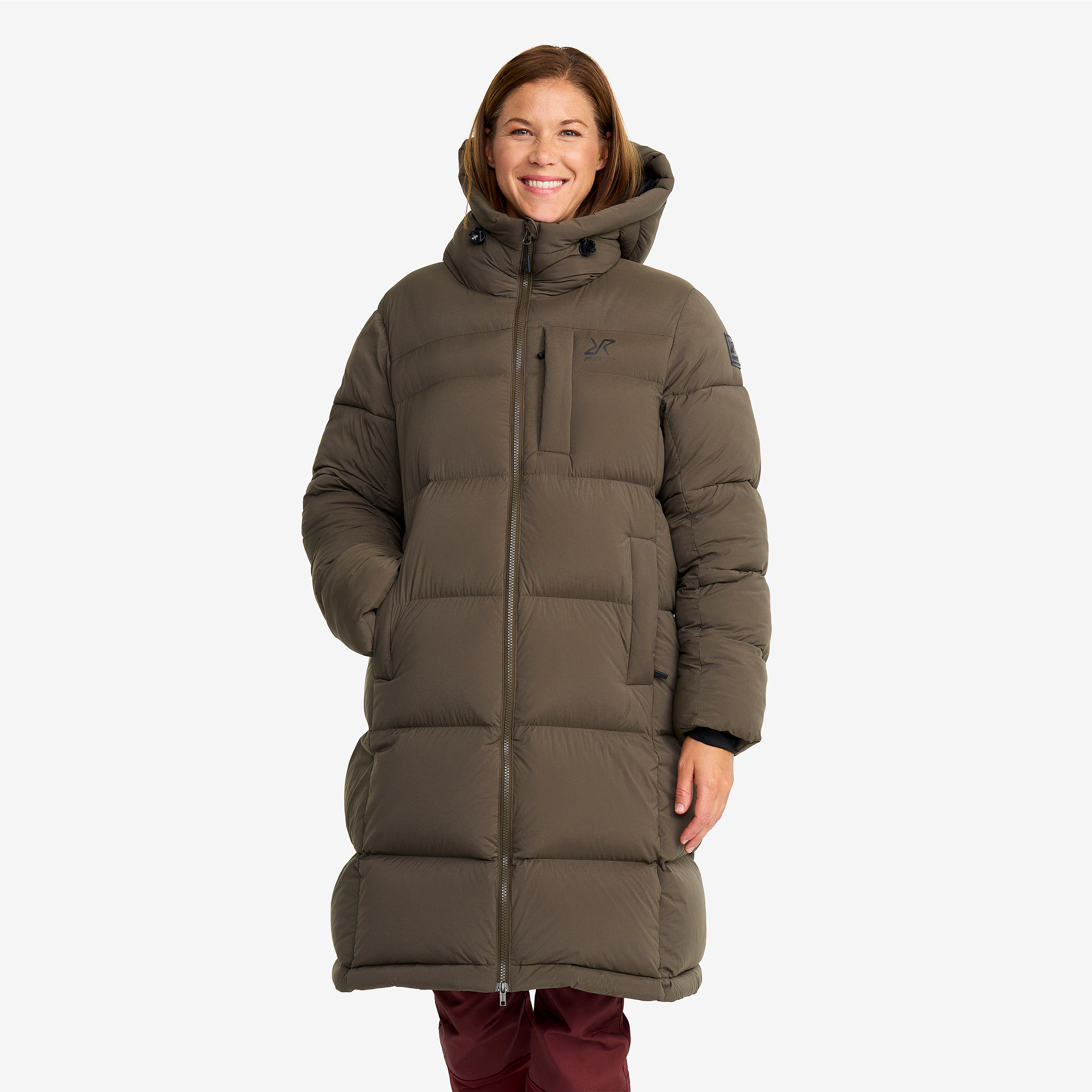 Flexpedition Down Parka Mud Women