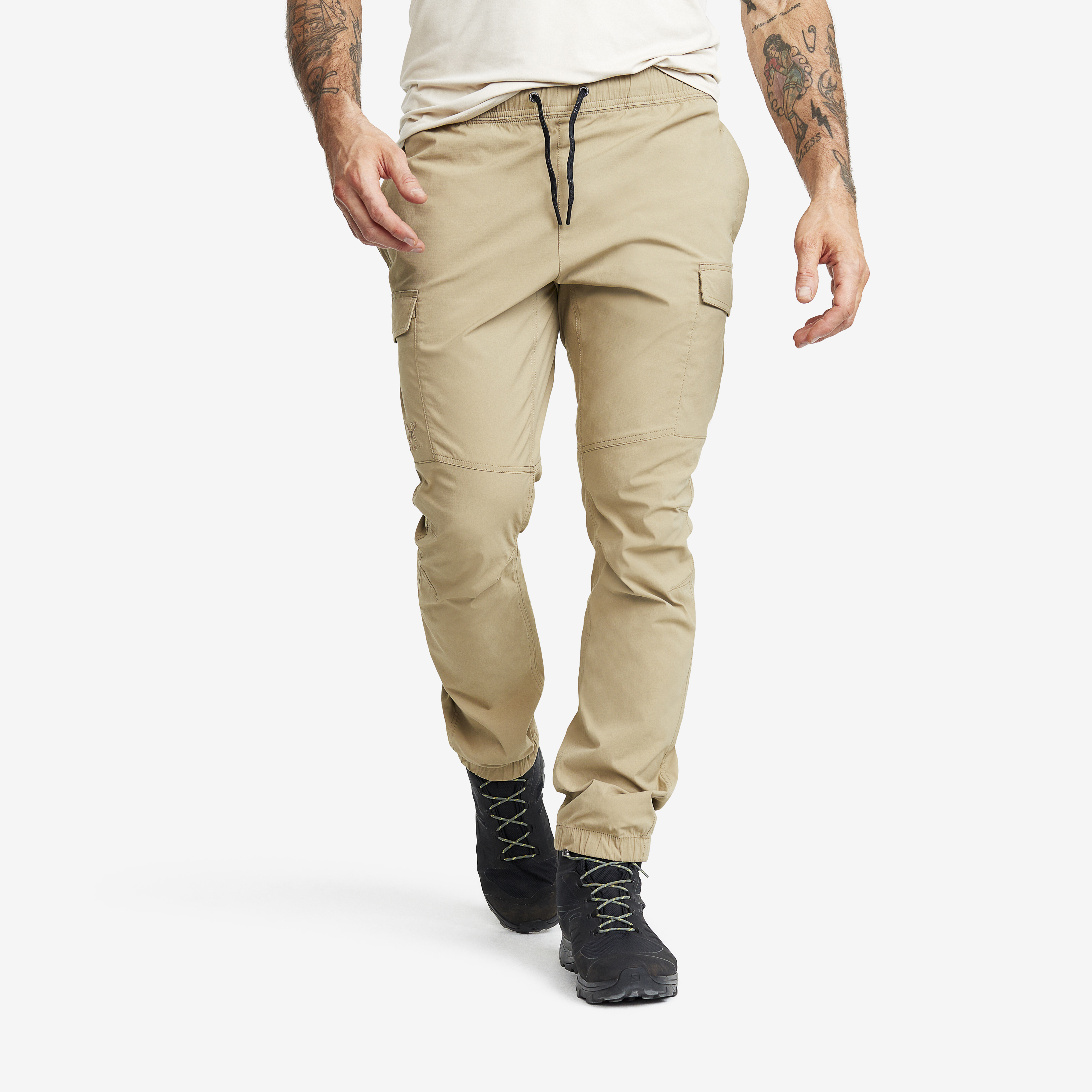 Mood Cargo Pants Uomo Khaki RevolutionRace