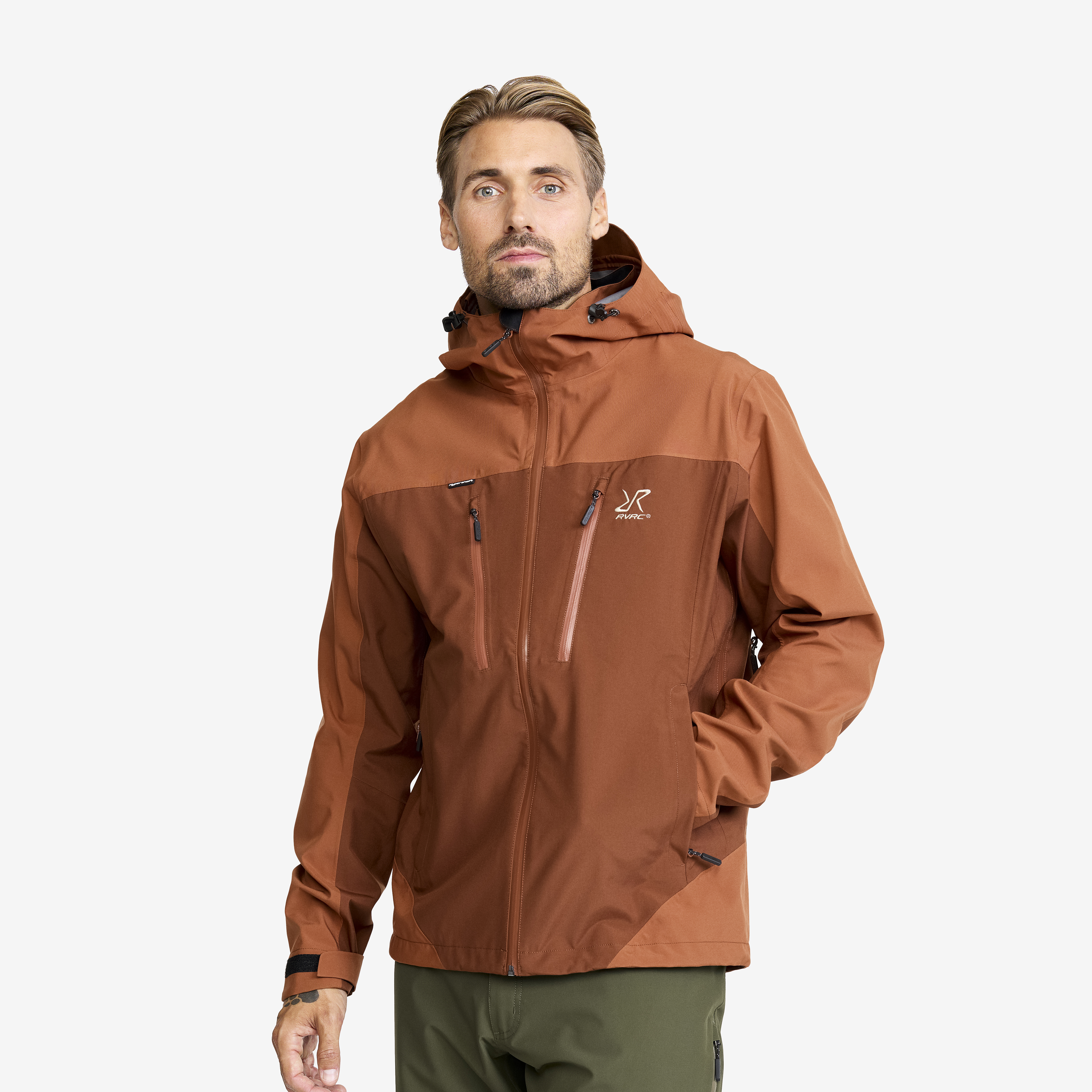 Silence Proshell 3L Jacket Herr Dusty Orange/Rusty Walnut, :3XL