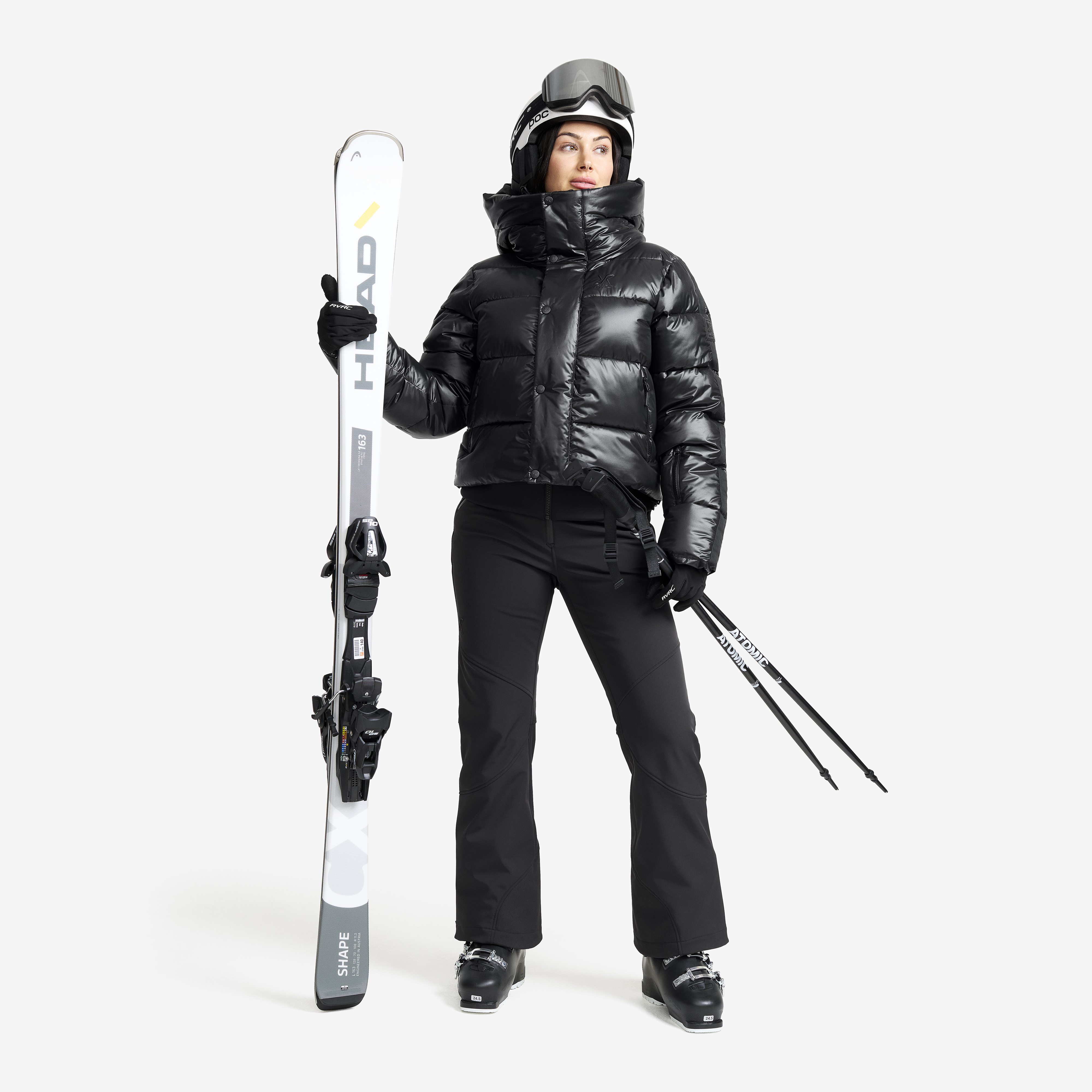 Raise Puffer Ski Jacket Black Women,