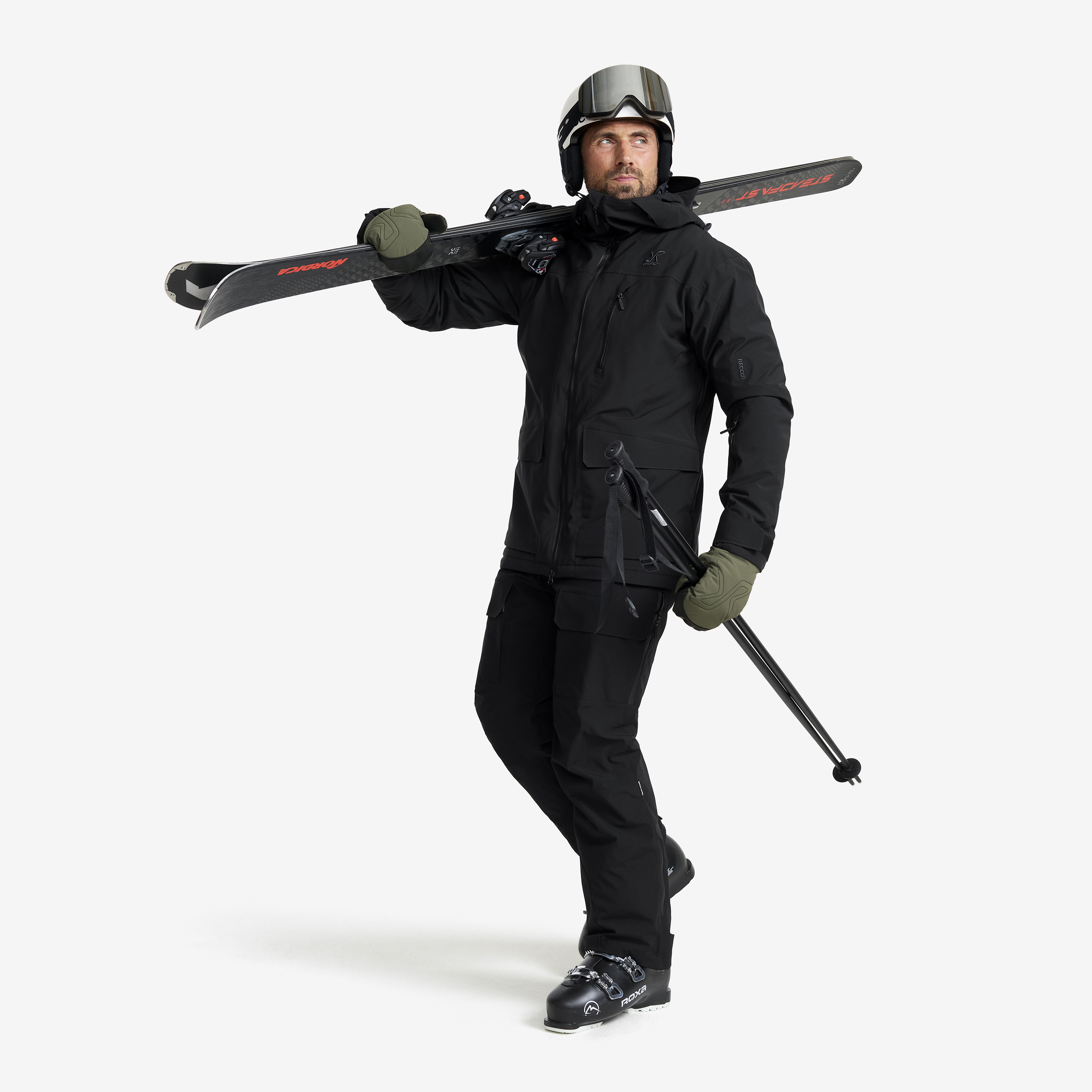 AccXel Insulated 2L Ski Jacket Black Heren, 