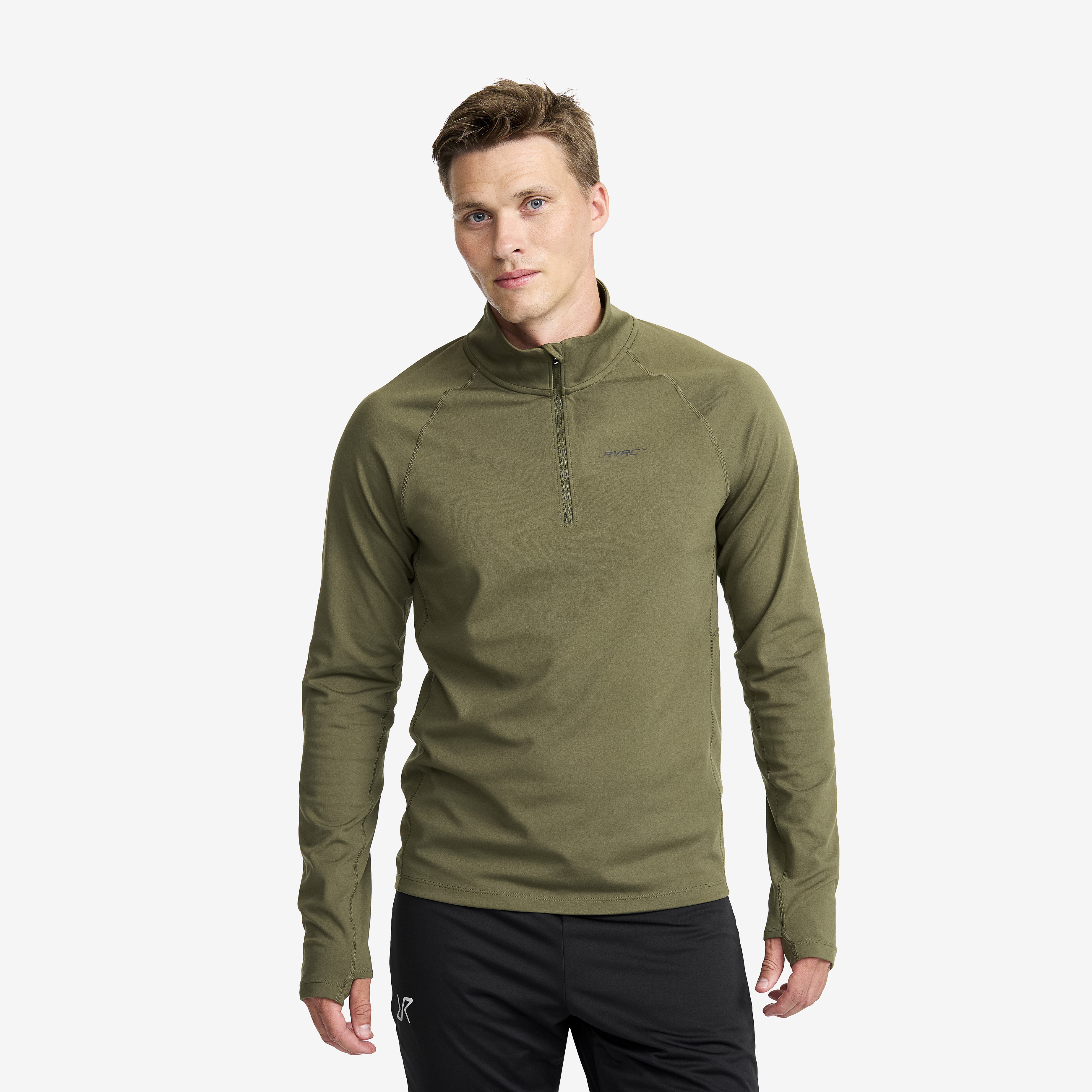 Prep Half-zip Top Grape Leaf Herren