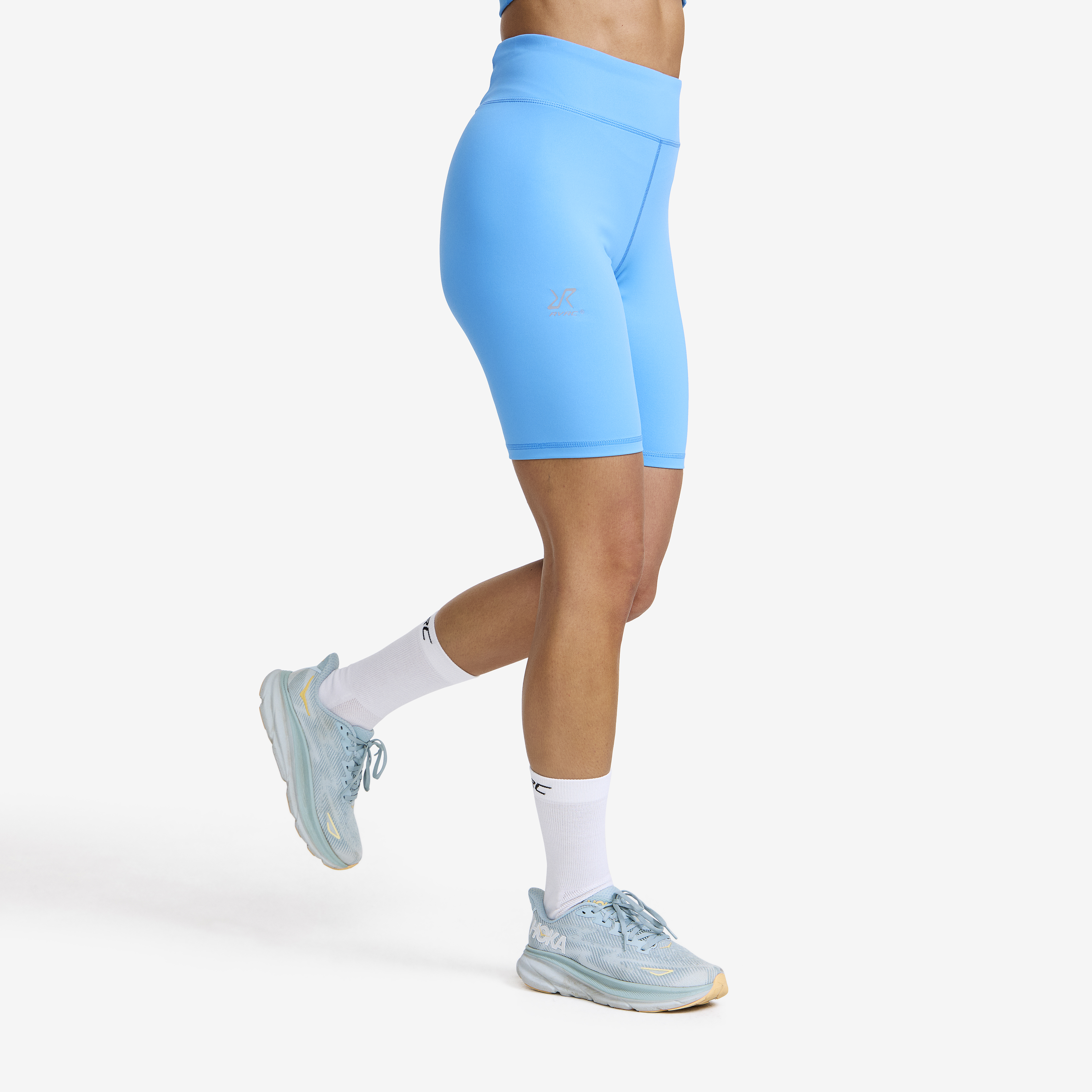 Flow High-waisted Biker Shorts Dame Azure Blue