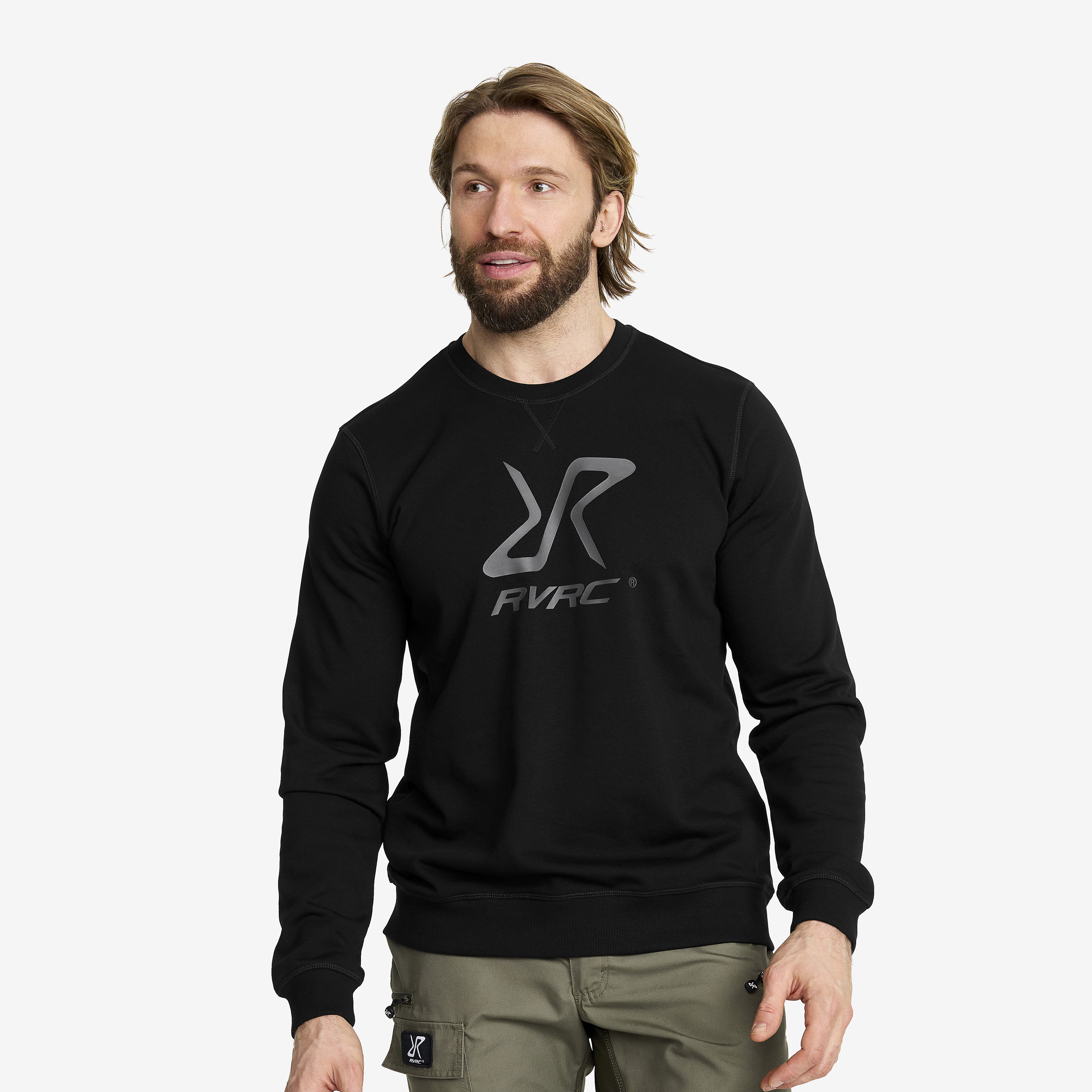 RVRC Sweatshirt – Herr – Black Storlek:XS – Herr > Tröjor > Skjortor & Långärmade Tröjor