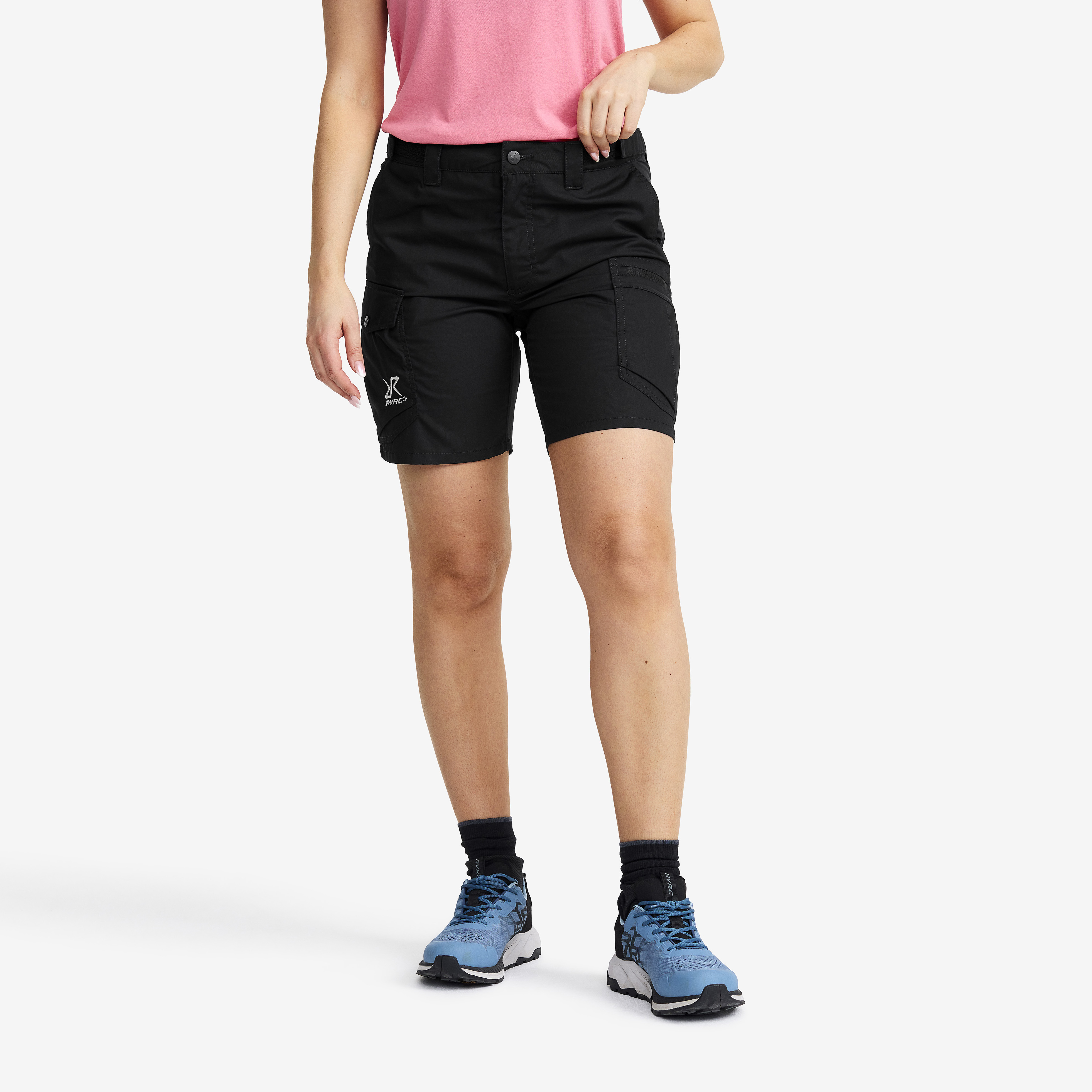 Rambler Lightweight Pro Shorts Black Naiset,