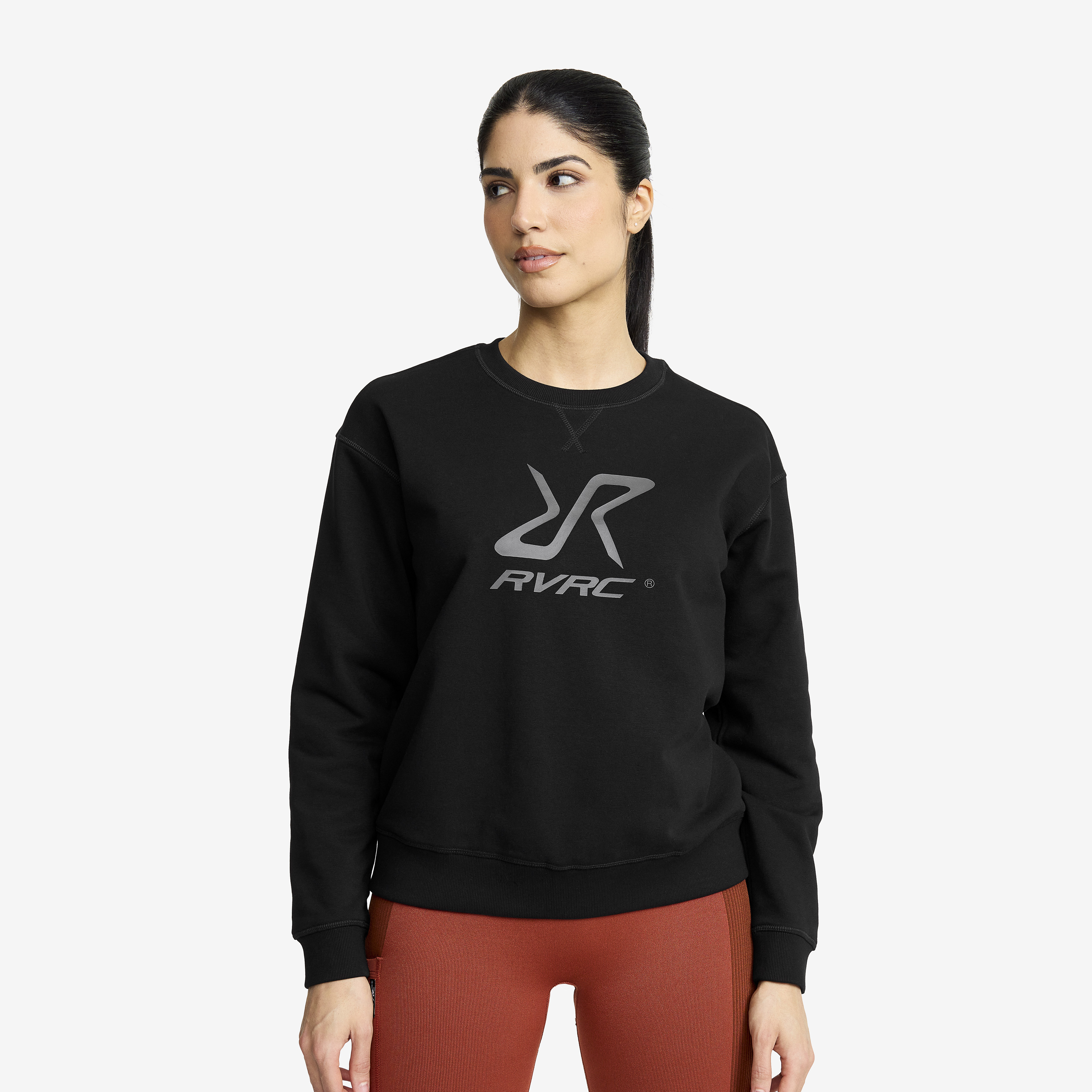 RVRC Sweatshirt Dam Black, :S