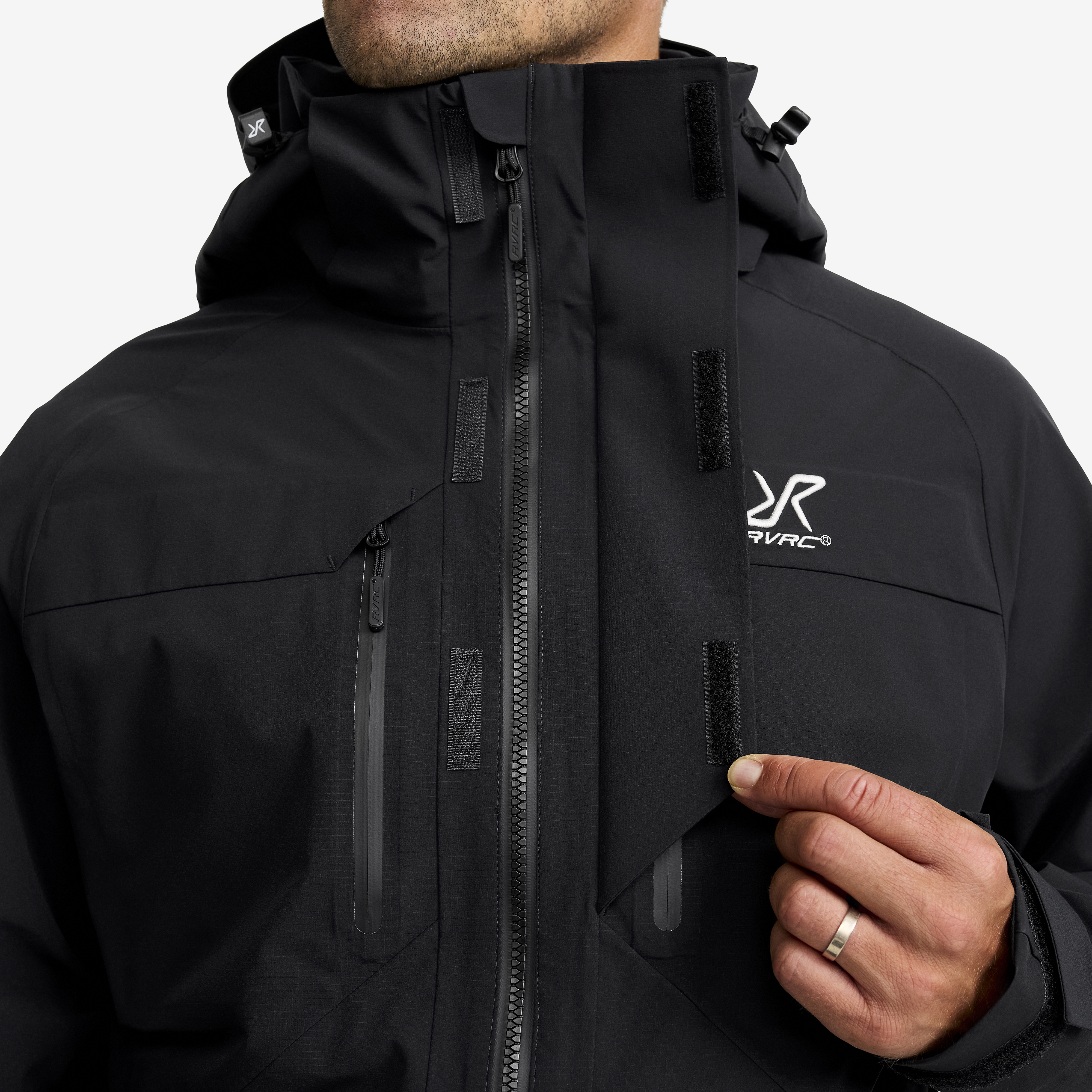 Aries Pro 3L Shell Jacket Men Black | RevolutionRace Aries Pro 3L Shell Jacket Men Black | RevolutionRace