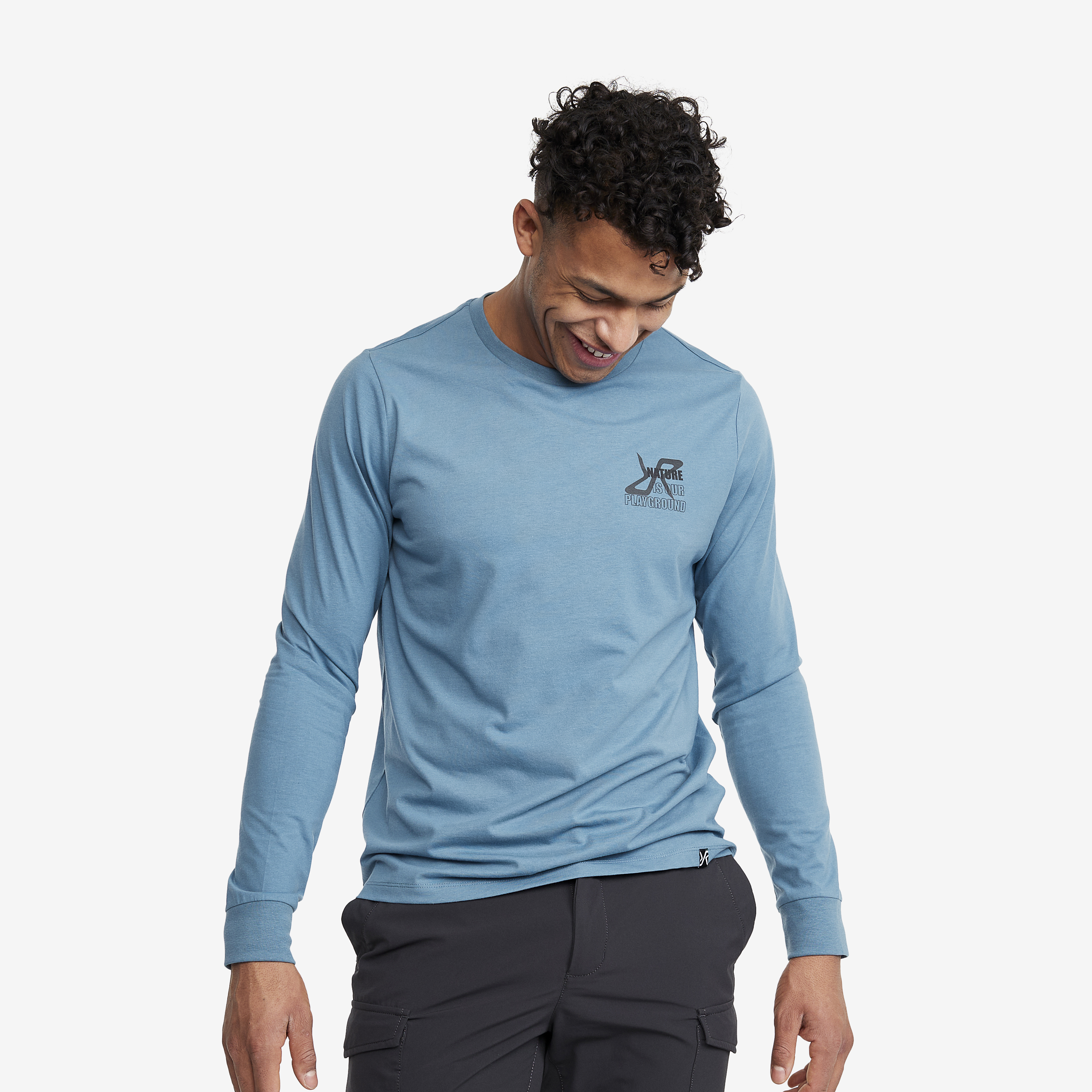 Camper LS Tee Miehet Captain’s Blue Koko:3XL – Miehet > Paidat > Flanellipaidat & Pitkähihaiset Paidat