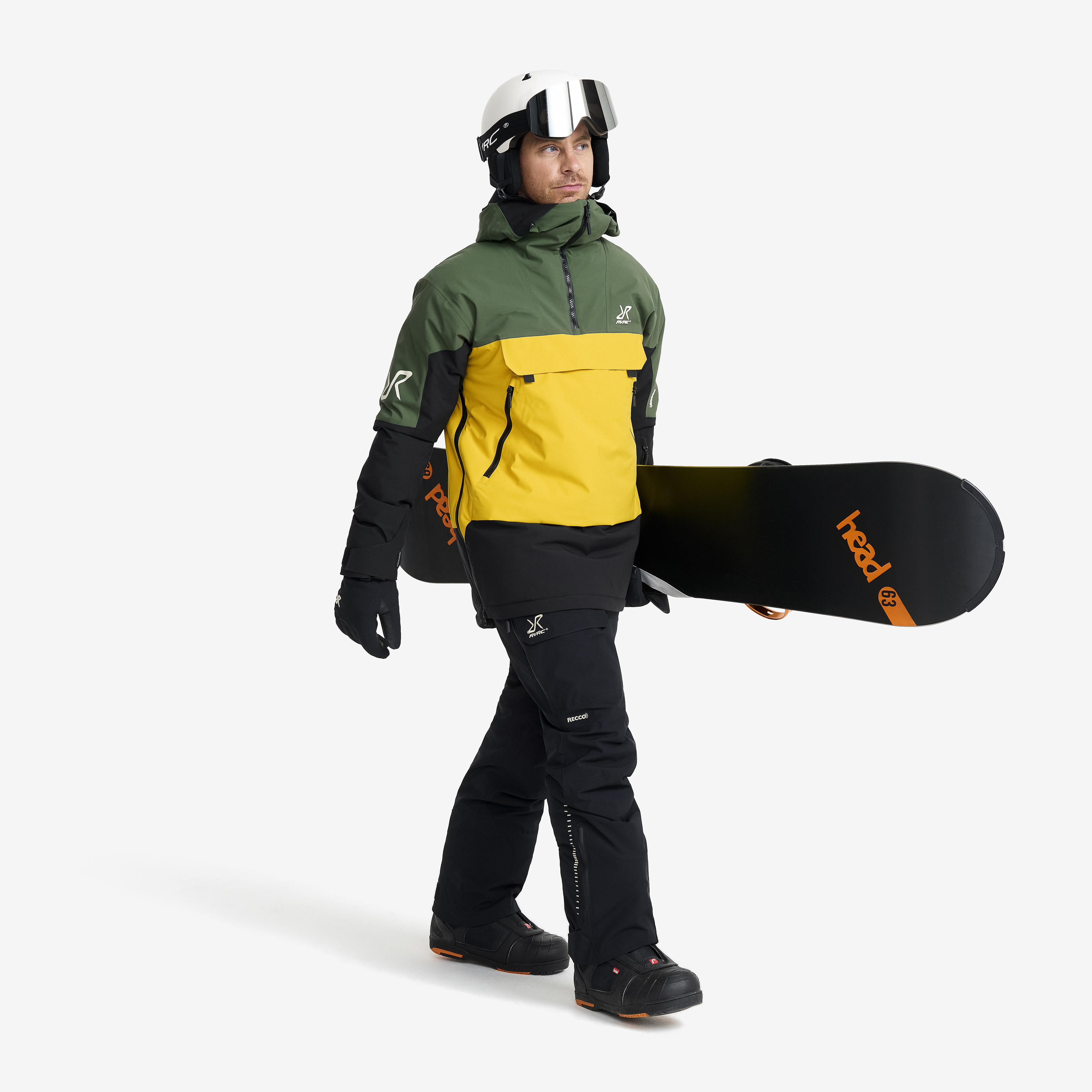 AccXel Insulated 2L Ski Anorak Garden Topiary/Mango Mint Herre, 