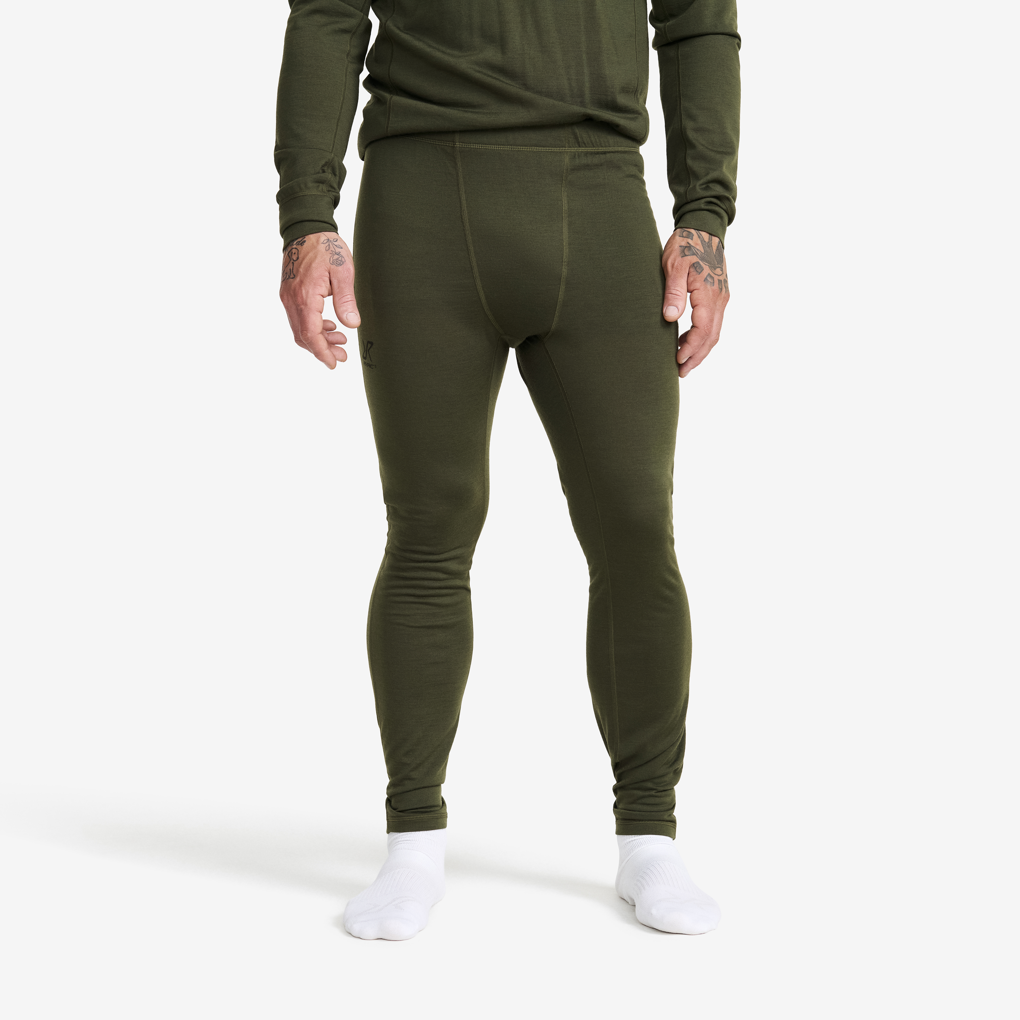 Route Merino Light Base Layer Pants Forest Night Herren,
