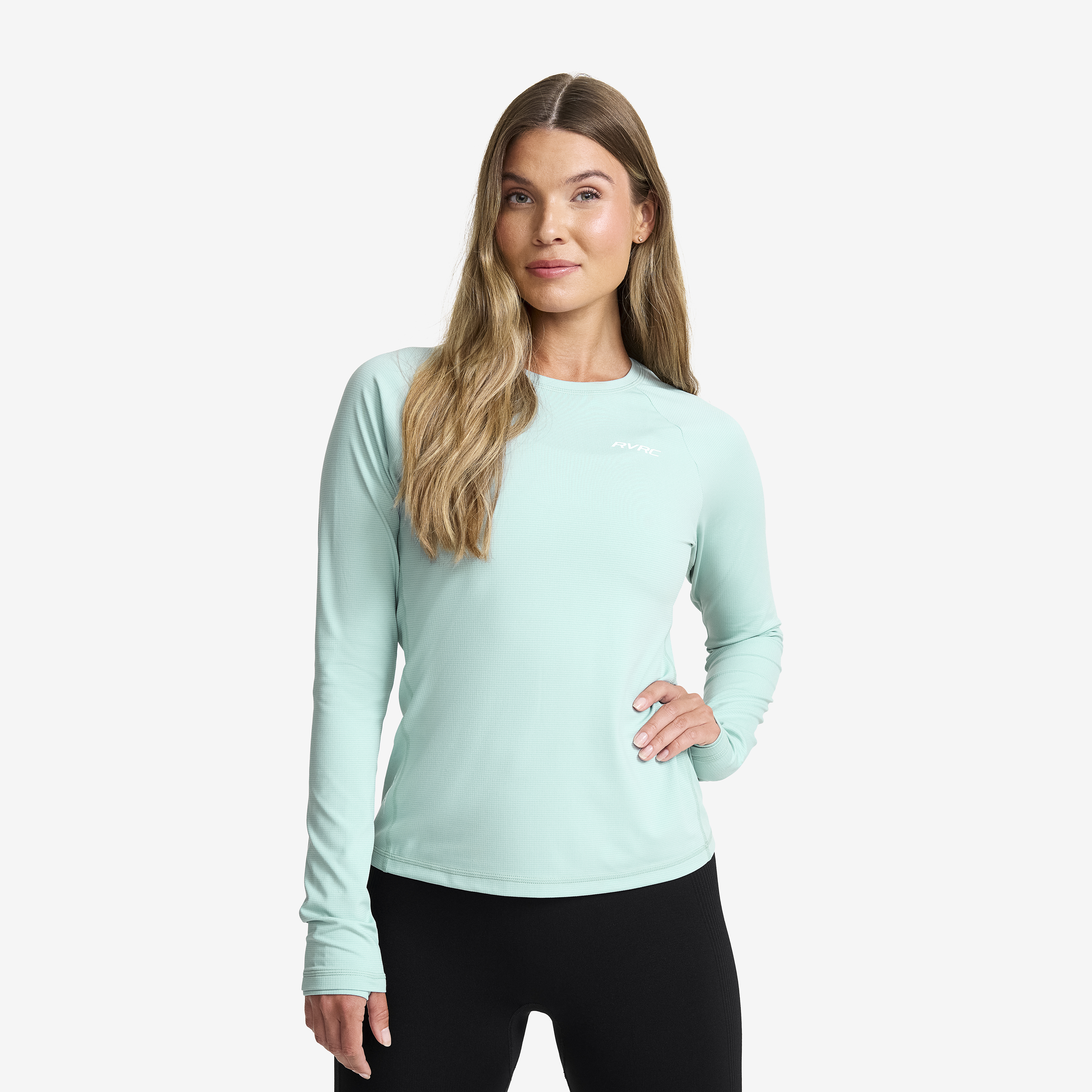 Pulse Active Long-sleeved T-shirt Gray Mist Damen, 