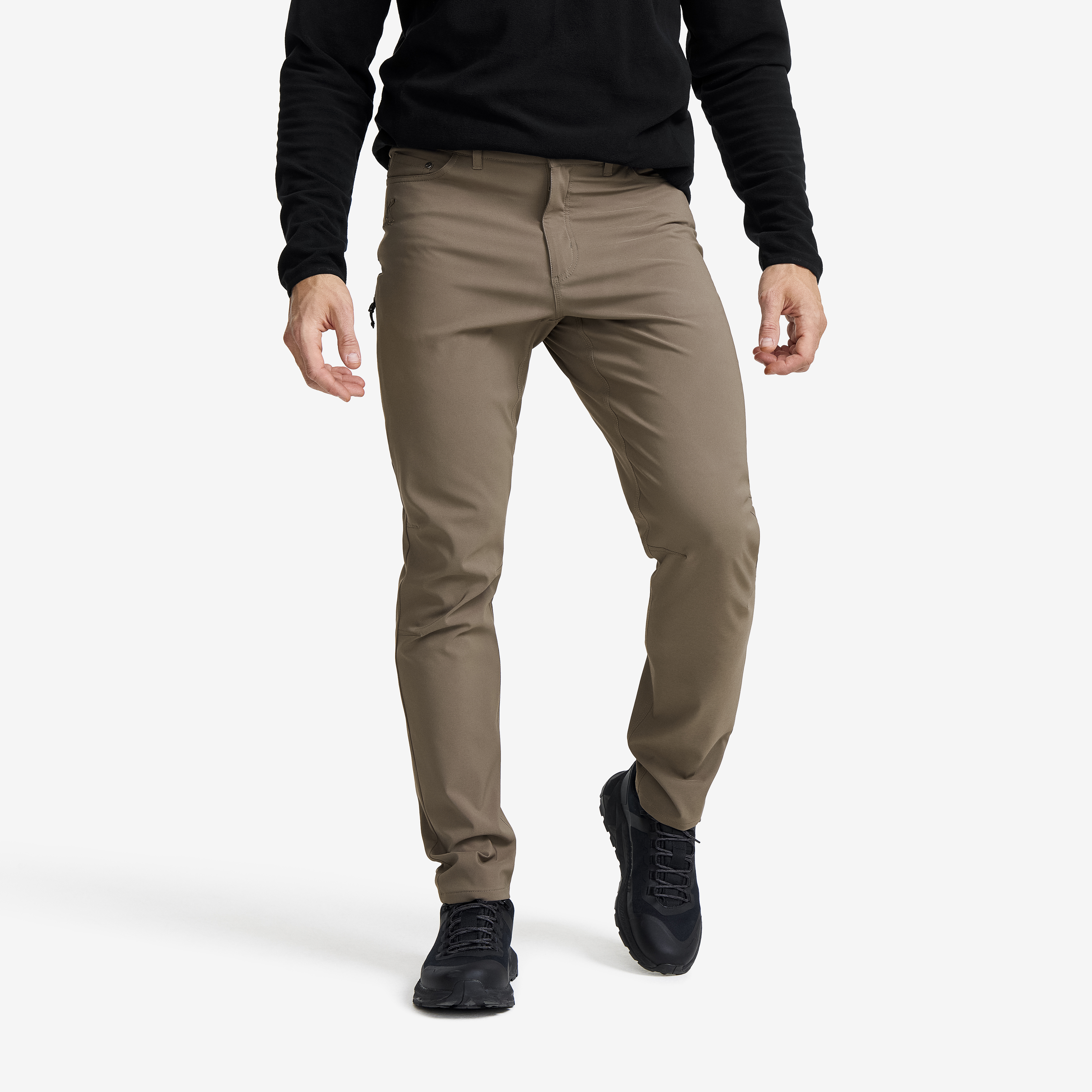 Root Outdoor Stretch Jeans Morel Grey Herre,