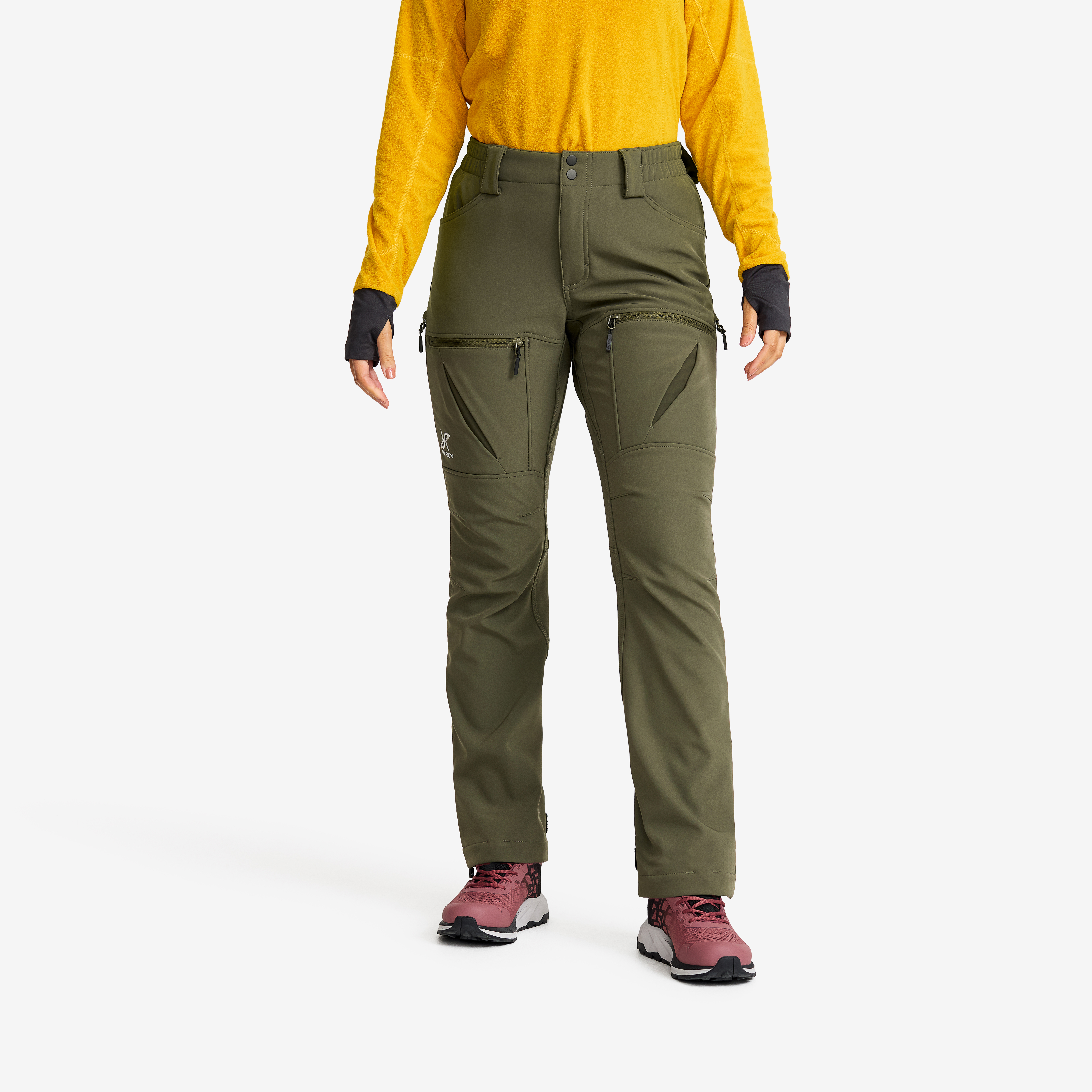 Hiball Softshell Pants Naiset Grape Leaf Koko:2XL – > Housut > Softshell-housut